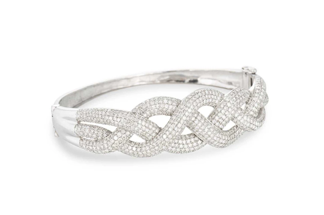 A DIAMOND BANGLE