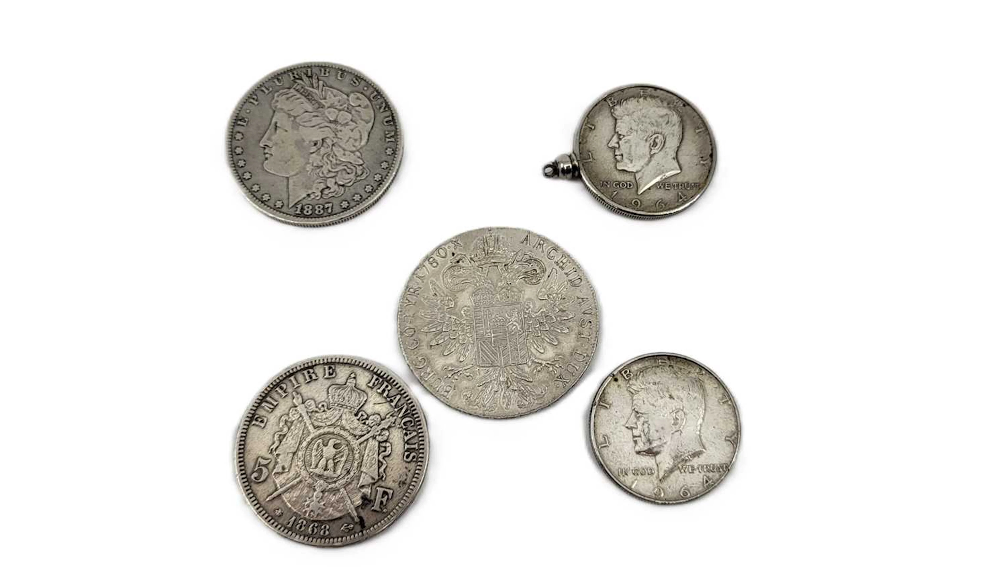 A COLLECTION OF 5 X 90% US