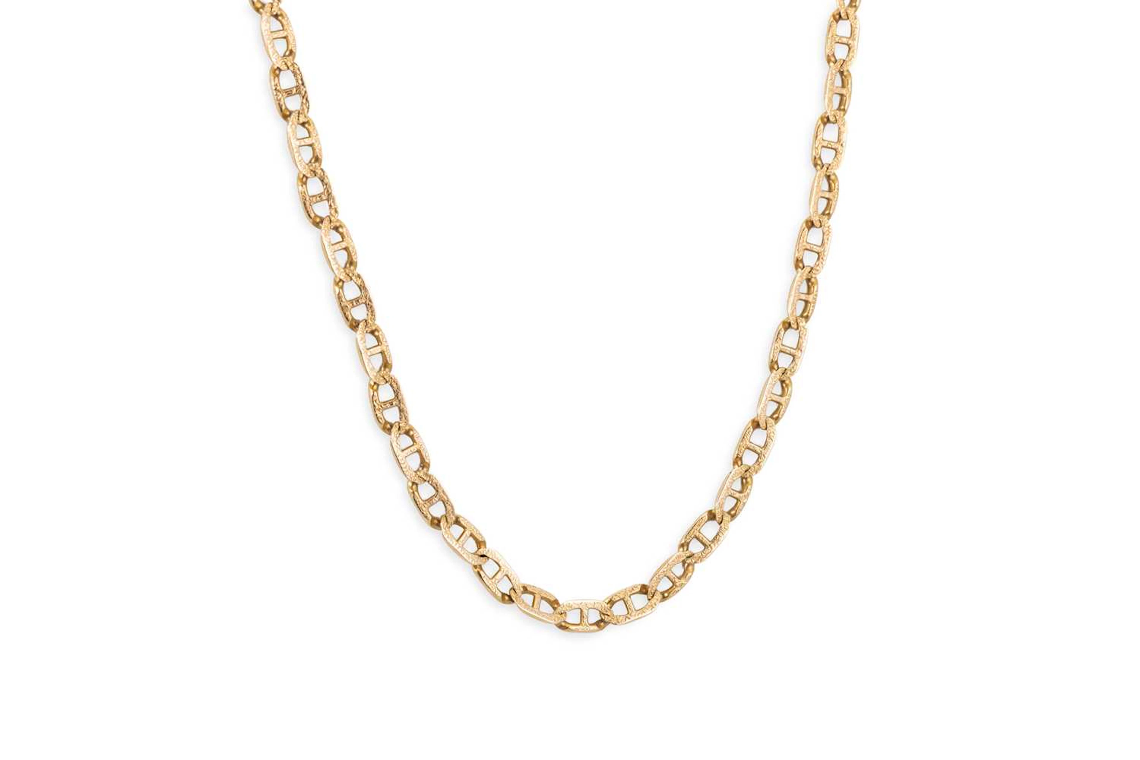 A 9CT YELLOW GOLD NECKLACE