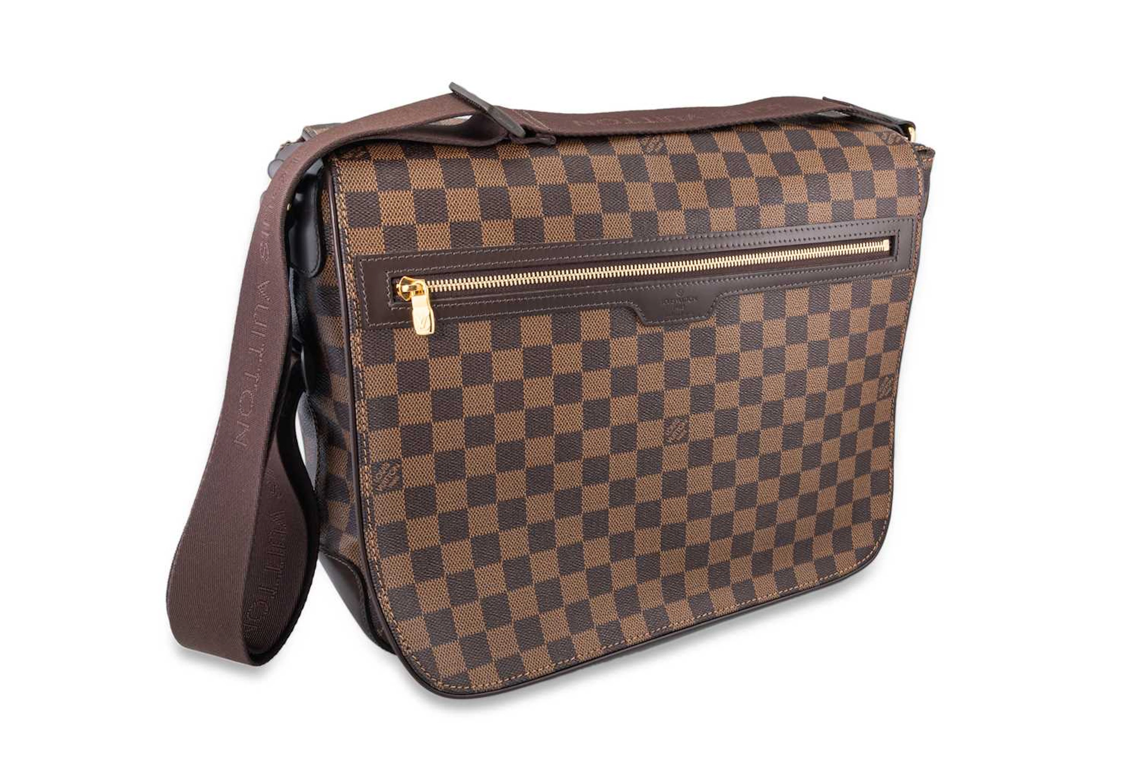A LOUIS VUITTON DAMIER EBENE SPENCER MESSENGER BAG