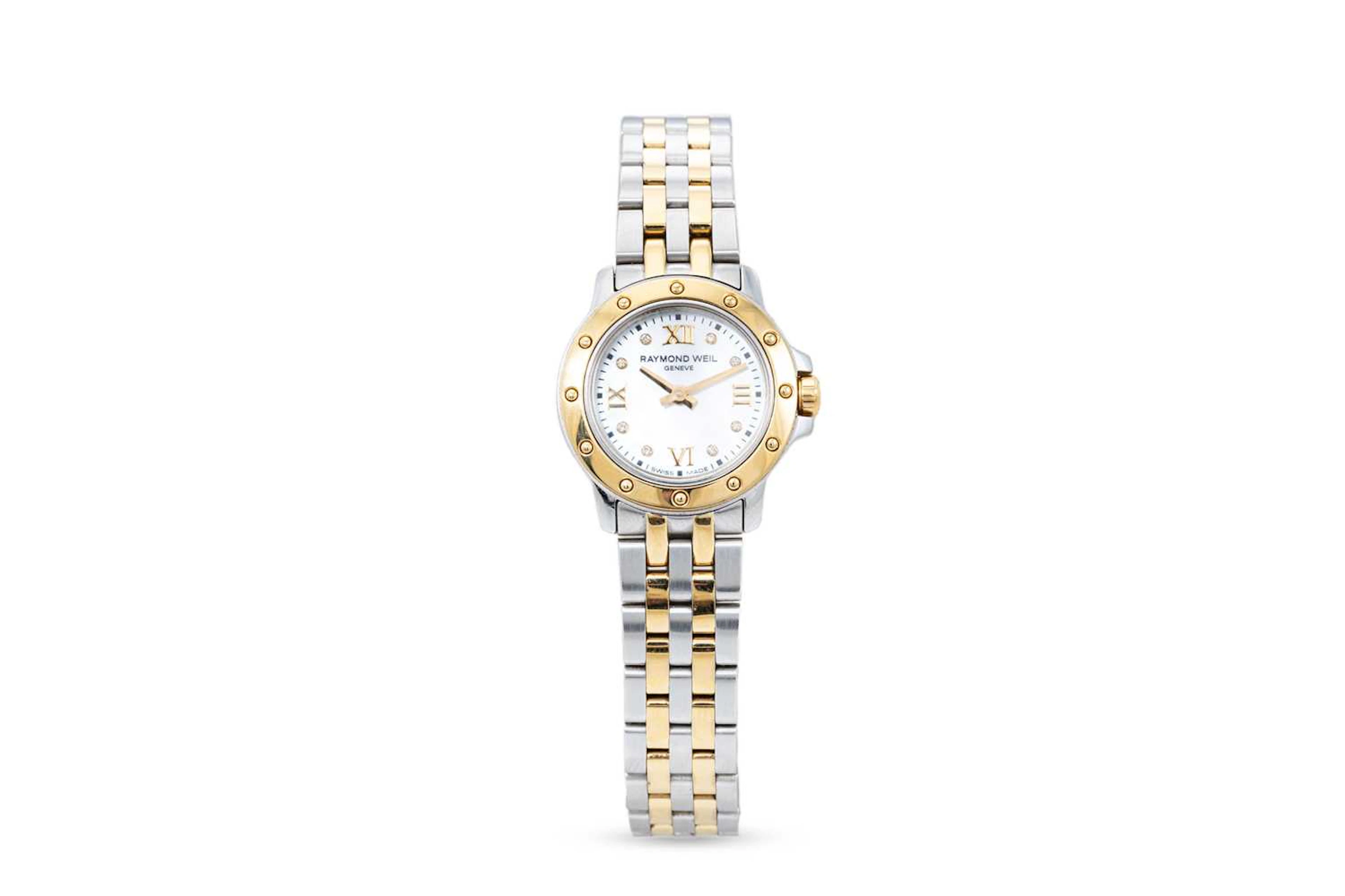 A LADY'S RAYMOND WEIL WRIST WATCH