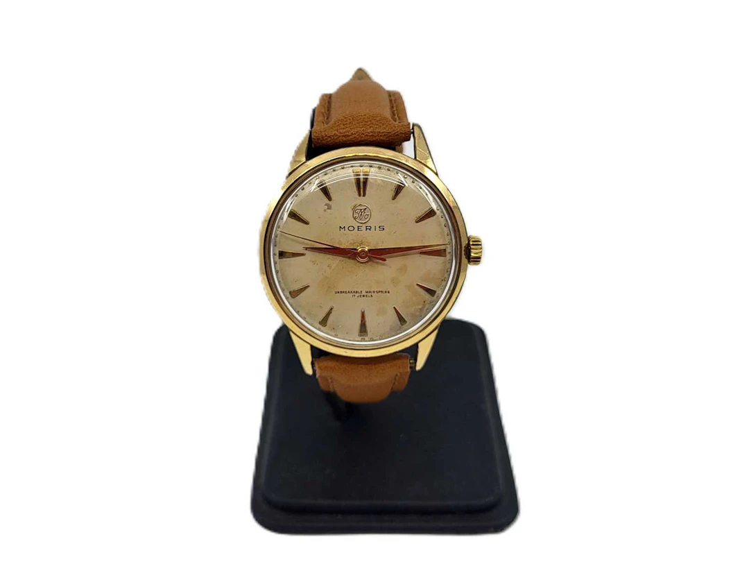 A MODERIS 17 JEWEL GOLD FILLED WATCH