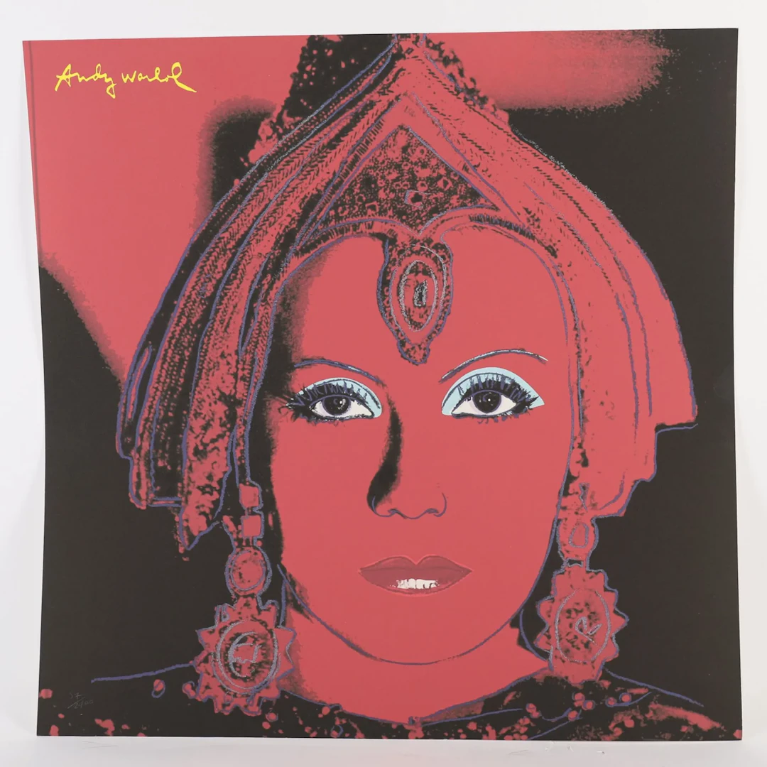 BASED ON A LITHOGRAPH "THE STAR" BY Andy WARHOL (1928–1987) - Lot 258