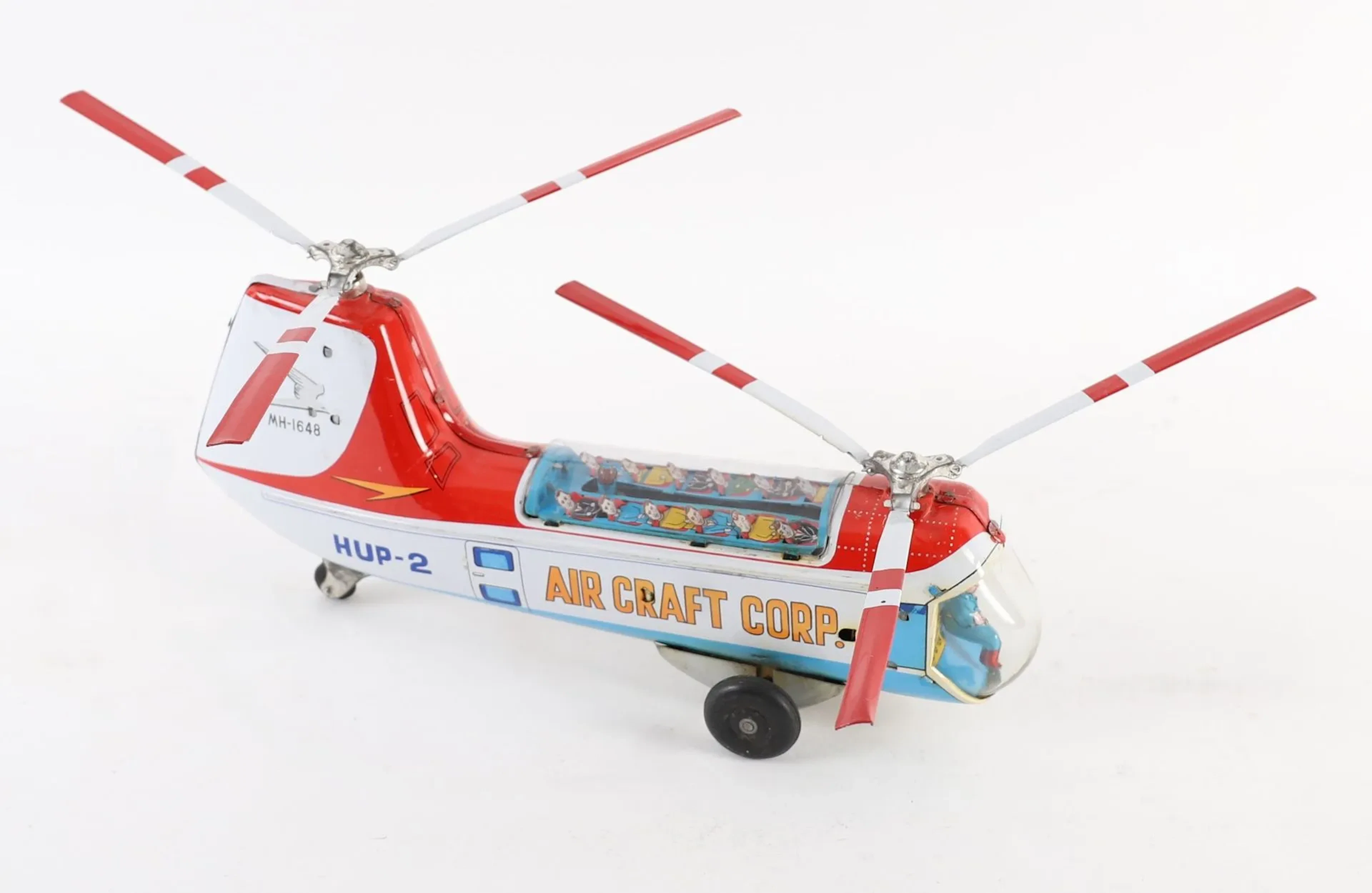 RARE ALPS JAPON AIRCRAFT CORP. HUP-2 MH 1648 SHEET-METAL HEL - Lot 169