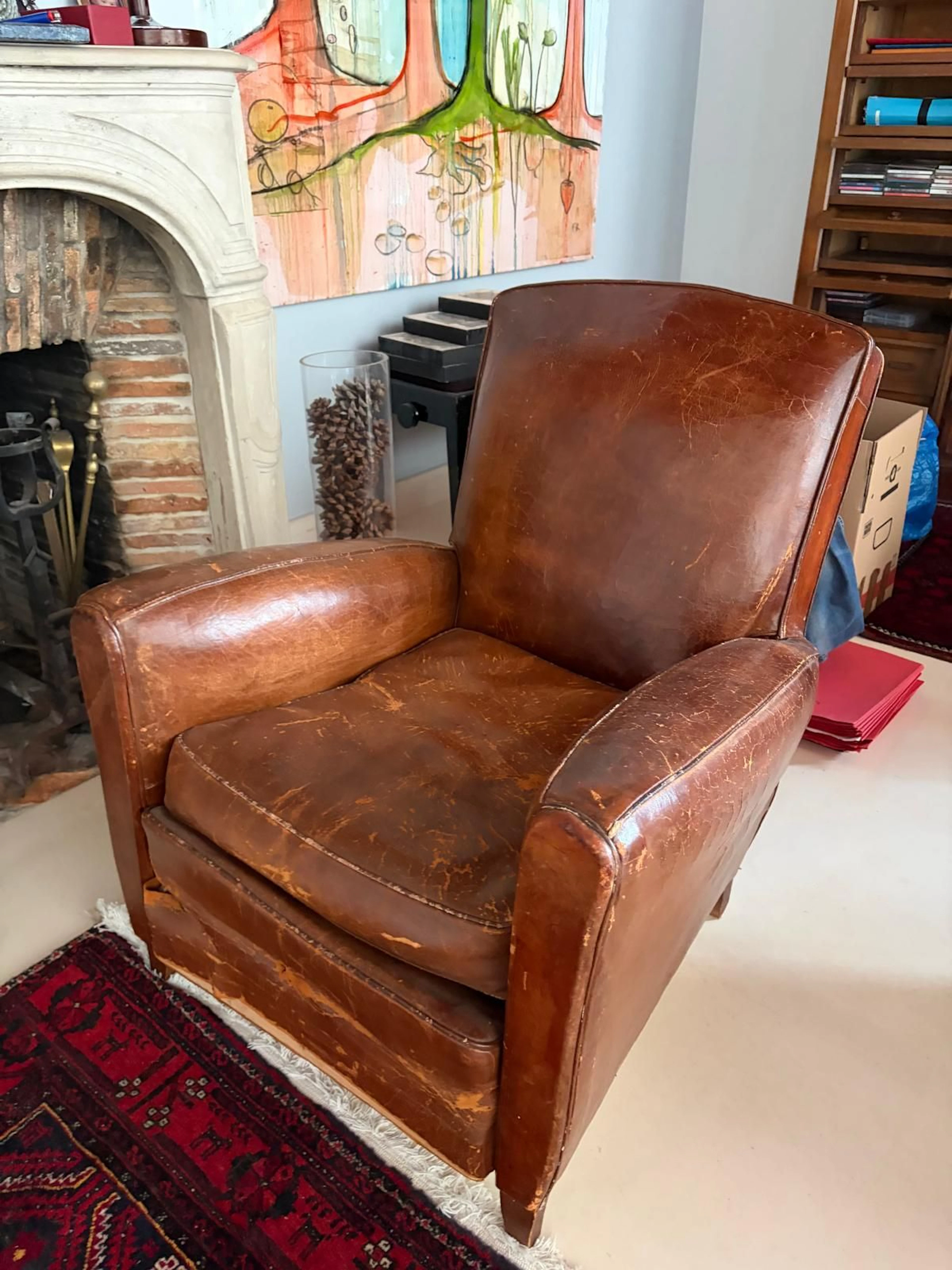 VINTAGE BRIDGE ARMCHAIR, 20th CENTURY - Lot 209