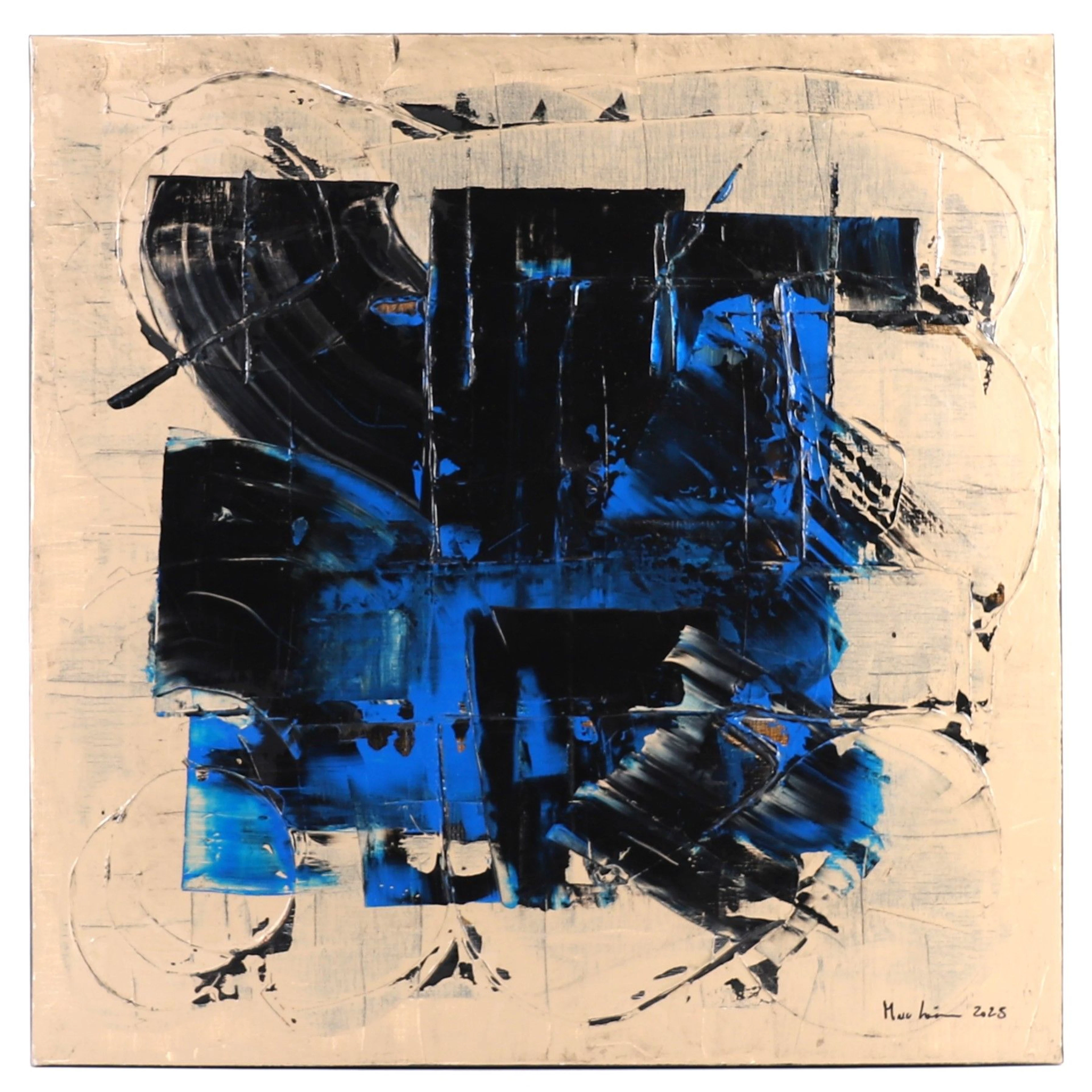PAINTING "PIERRE SOULAGE TRIBUTE T06" by Marc LOISEAU (born - Lot 193