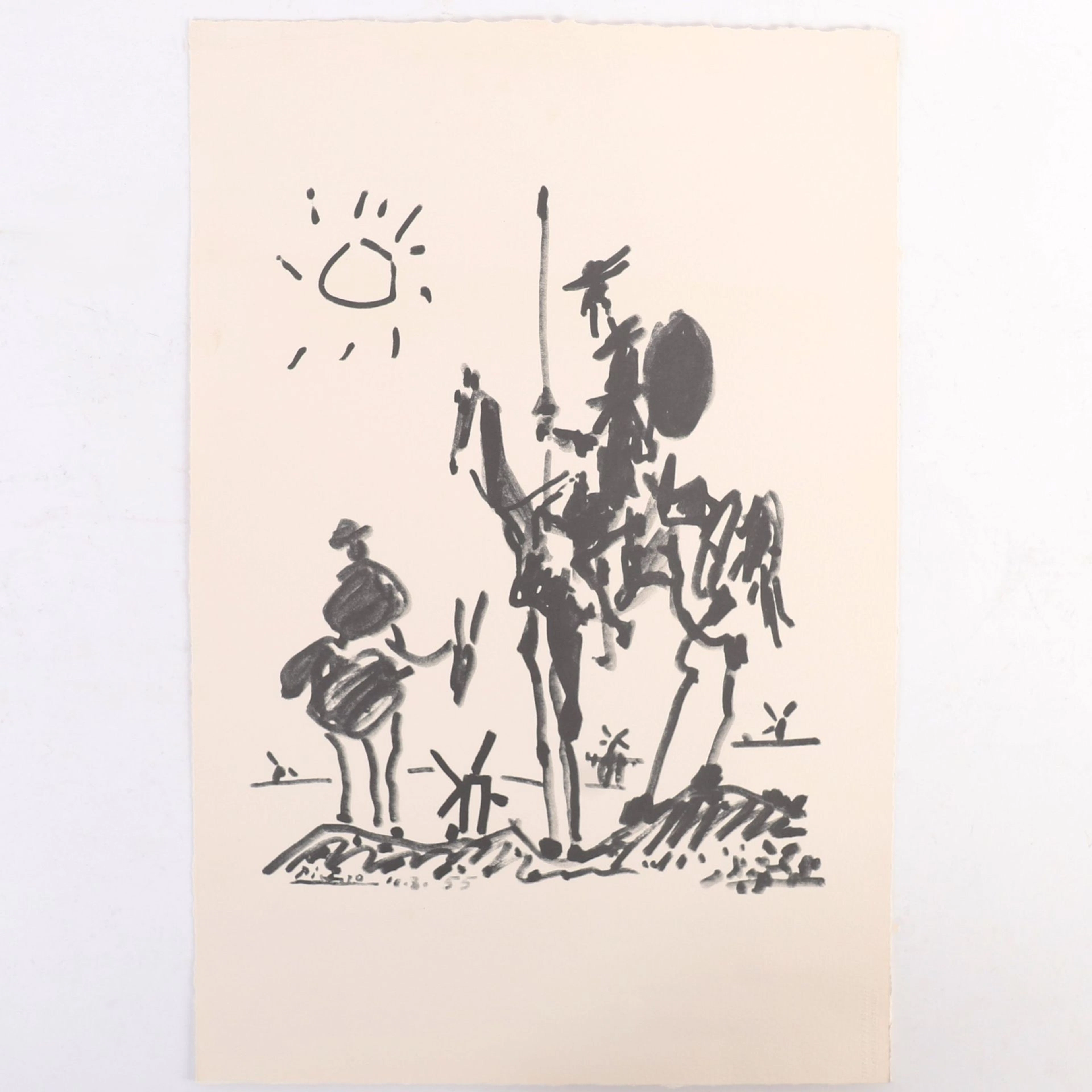 WORK "DON QUIXOTE" after Pablo PICASSO (1881-1973) - Lot 97