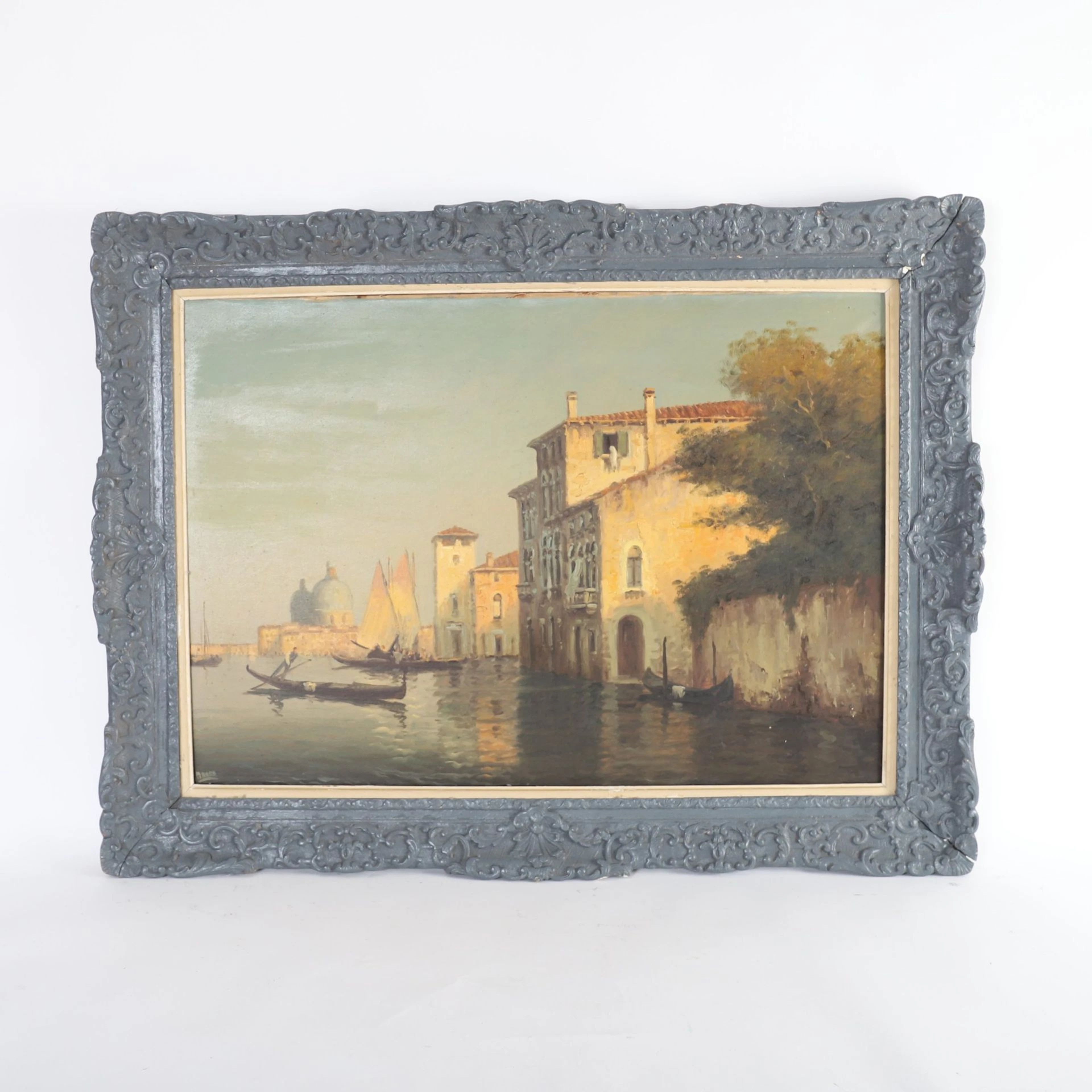 VIEW OF VENICE" by Léon BRARD (1830-1902) - Lot 241