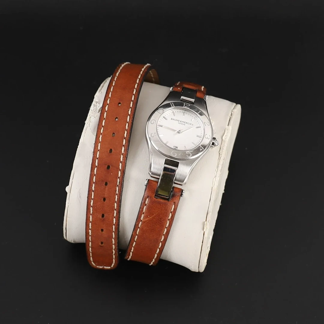 BAUME ET MERCIER WOMEN'S WATCH, LINEA MODEL - Lot 1