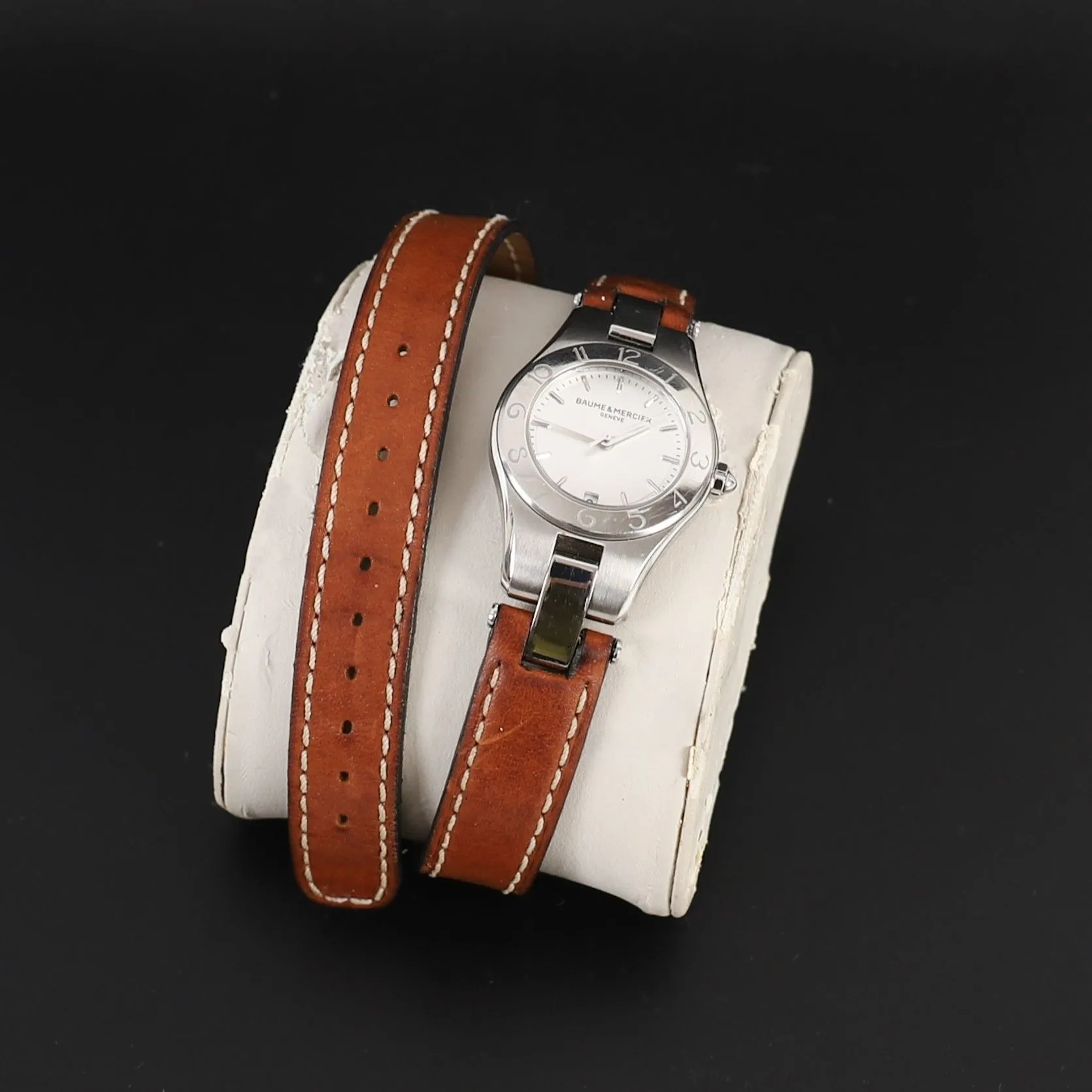 BAUME ET MERCIER WOMEN'S WATCH, LINEA MODEL - Lot 1