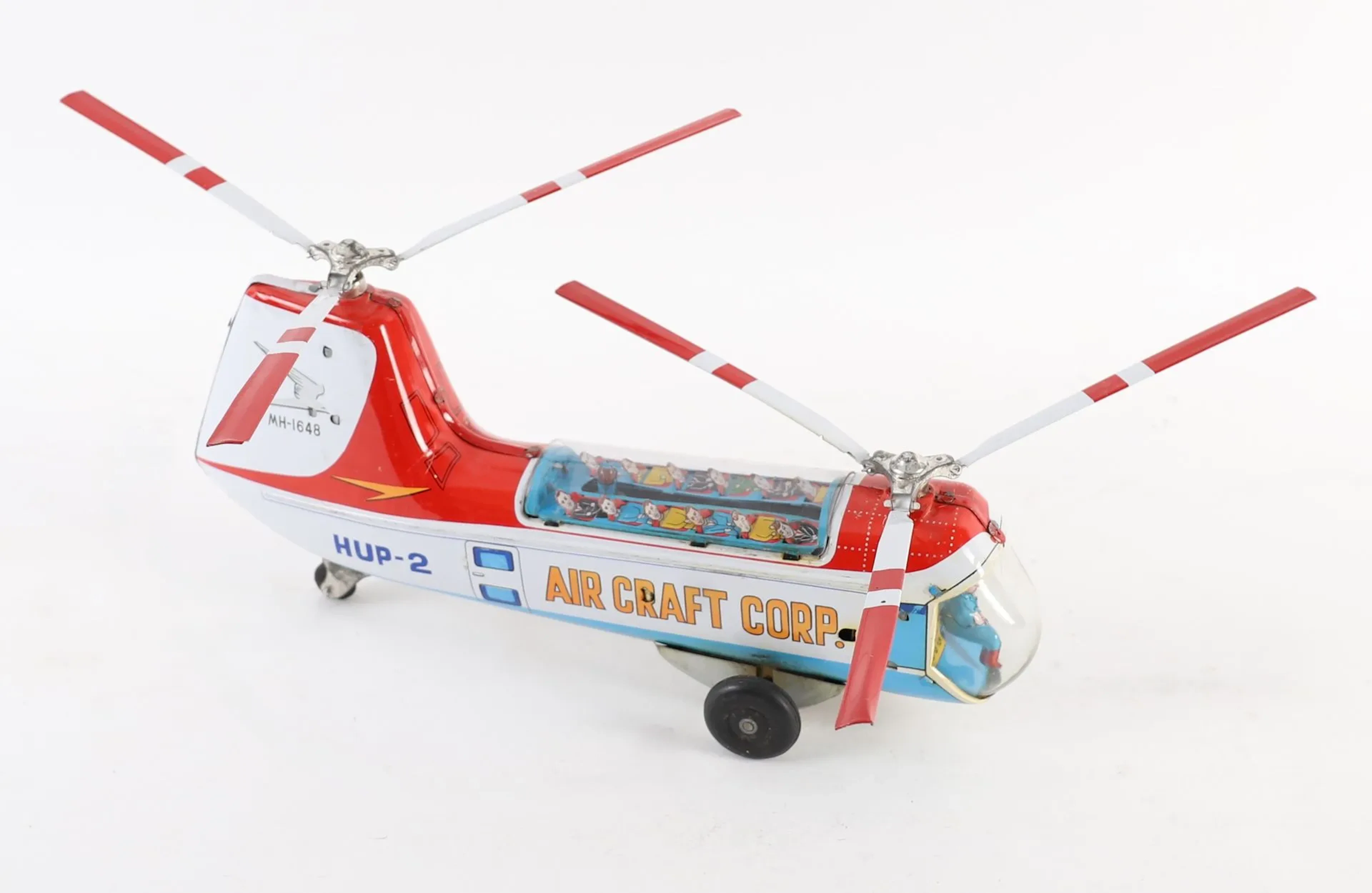 RARE ALPS JAPON AIRCRAFT CORP. HUP-2 MH 1648 SHEET-METAL HEL - Lot 169