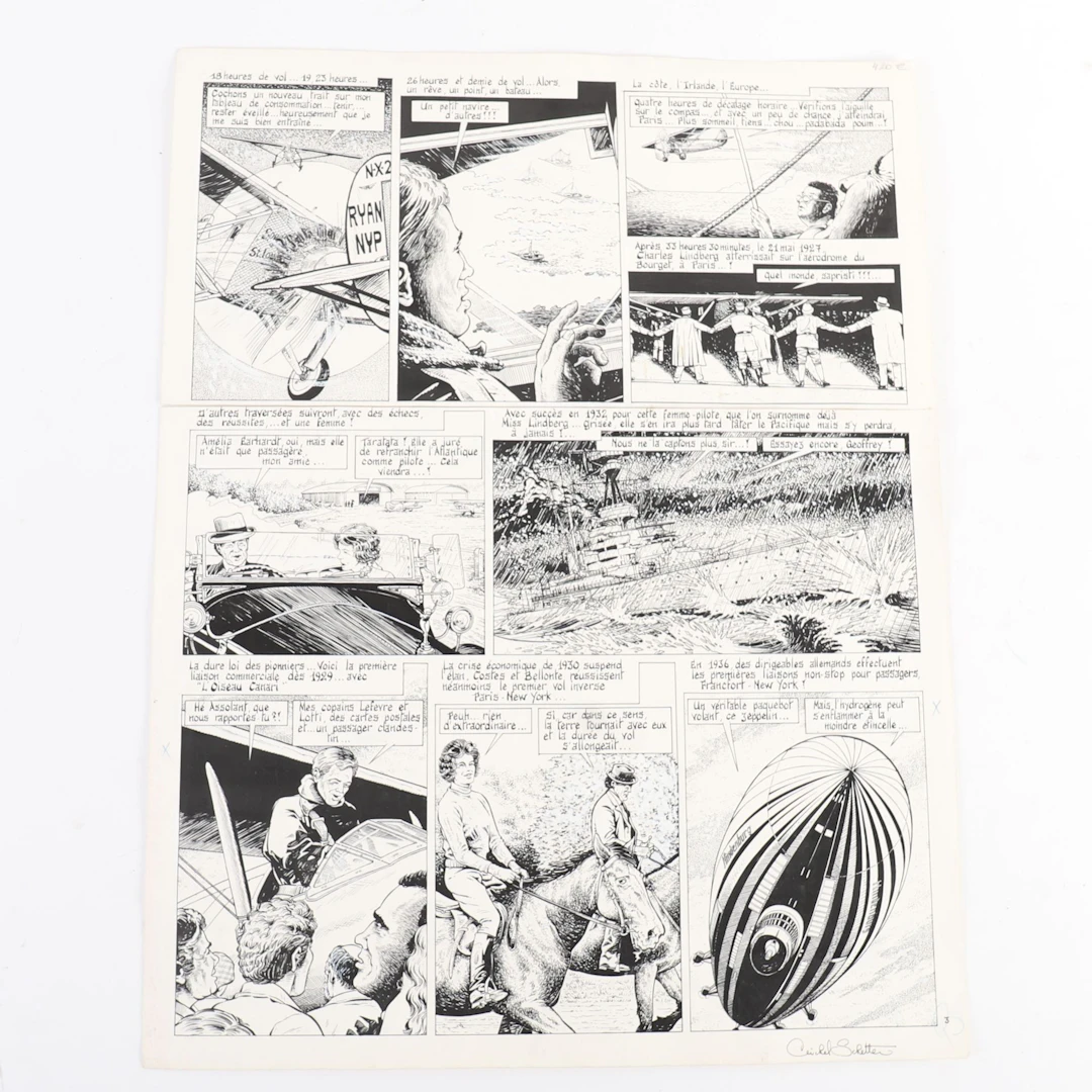 Comic strip by Michel SCHETTER (1948-2025) - Lot 142