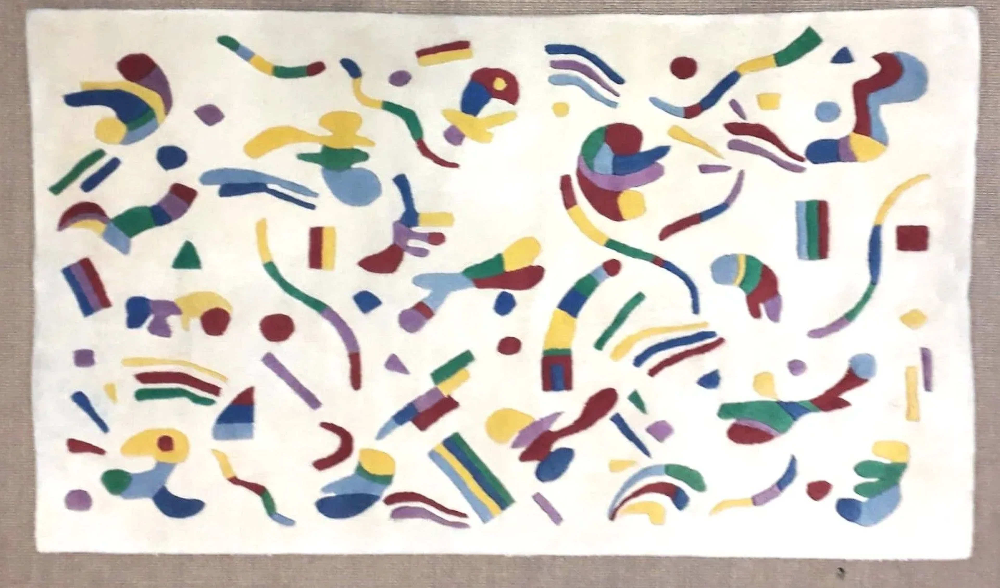 COMPOSITION" RUG after Wassily KANDINSKY (1866-1944) - Lot 206