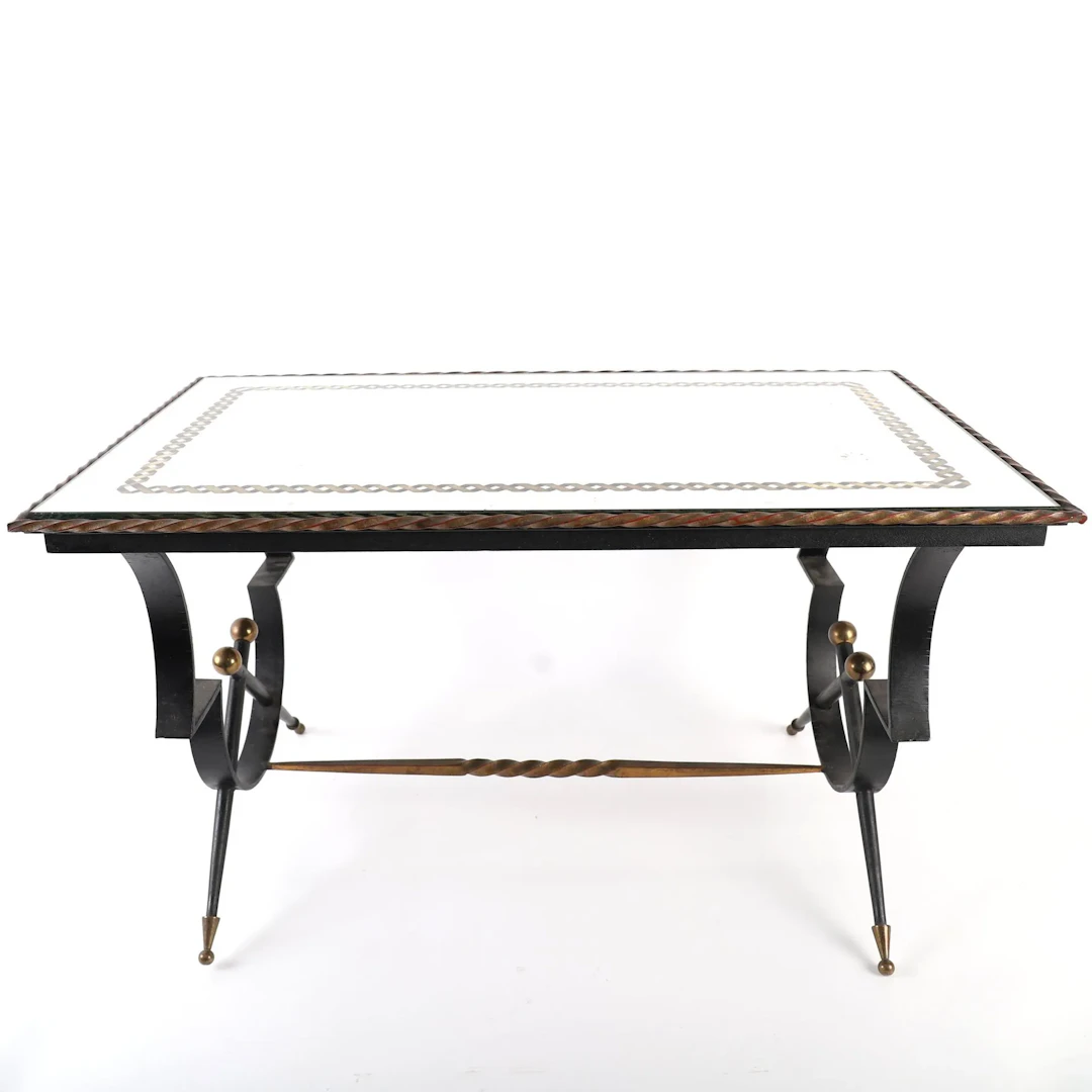BEAUTIFUL COFFEE TABLE in the style of Gilbert POILLERAT (19 - Lot 198