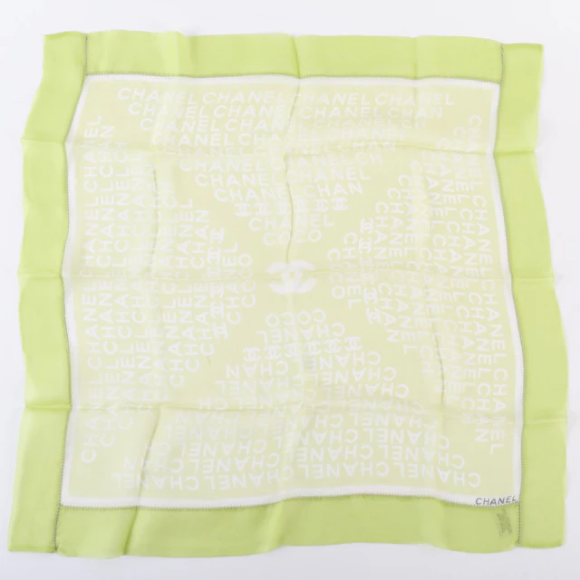 SMALL ANISE GREEN SCARF - Lot 107