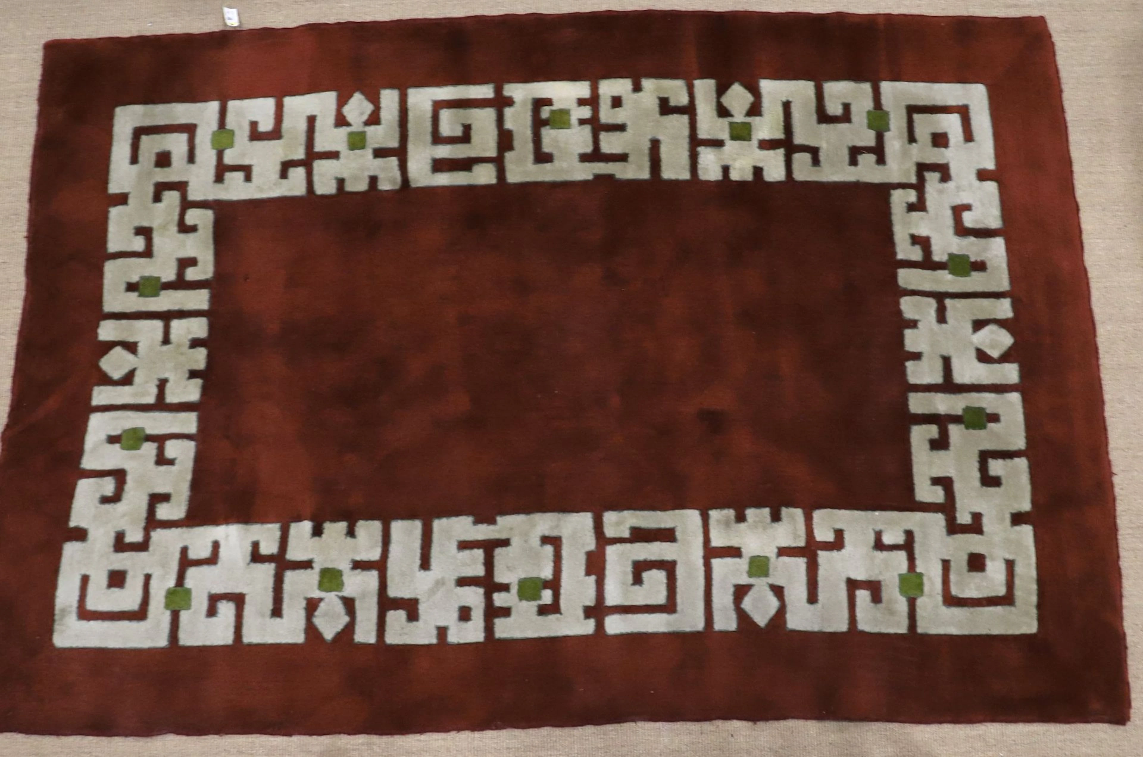MODERN "AZTEC" RUG by Maison LELEU, 20th century - Lot 309