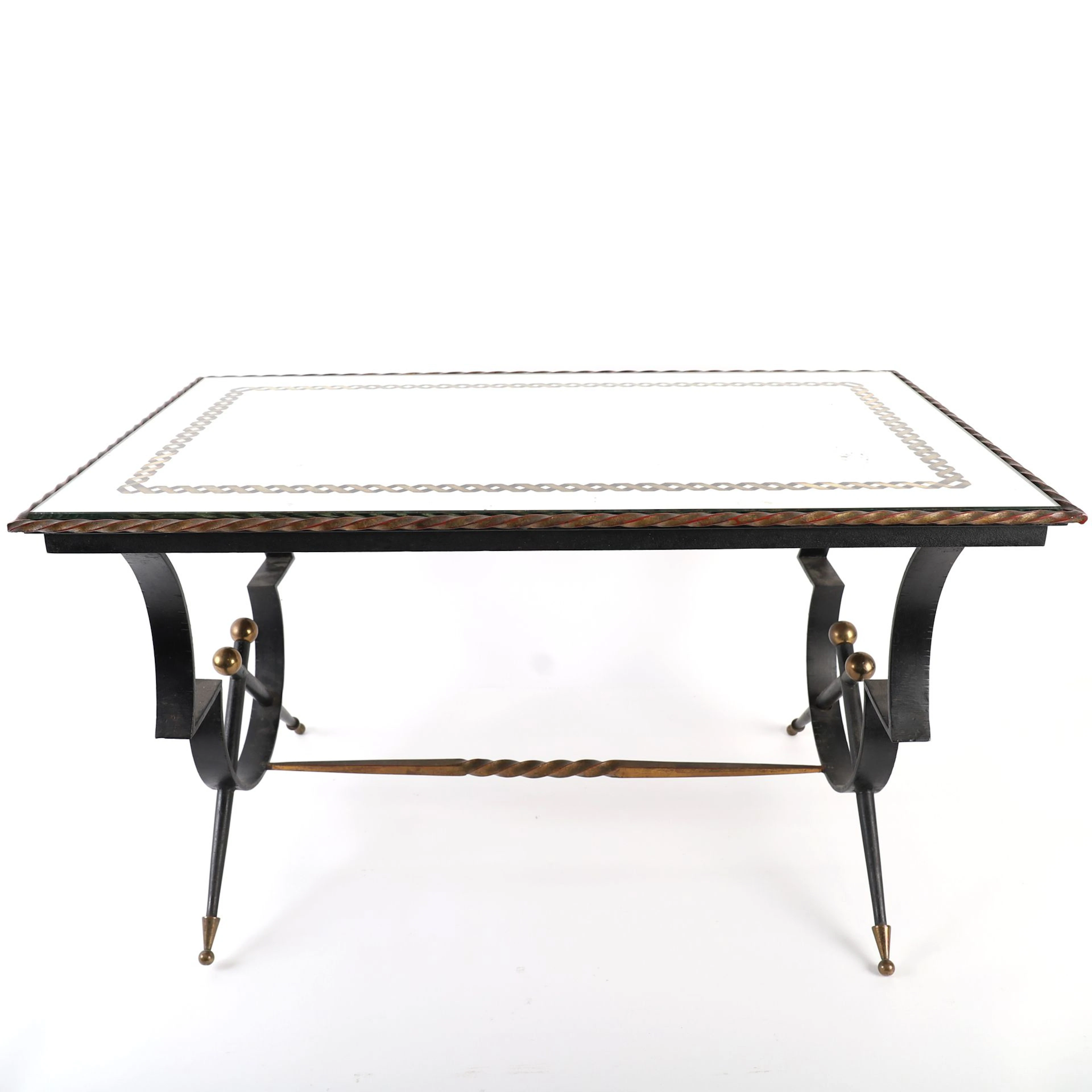 BEAUTIFUL COFFEE TABLE in the style of Gilbert POILLERAT (19 - Lot 198