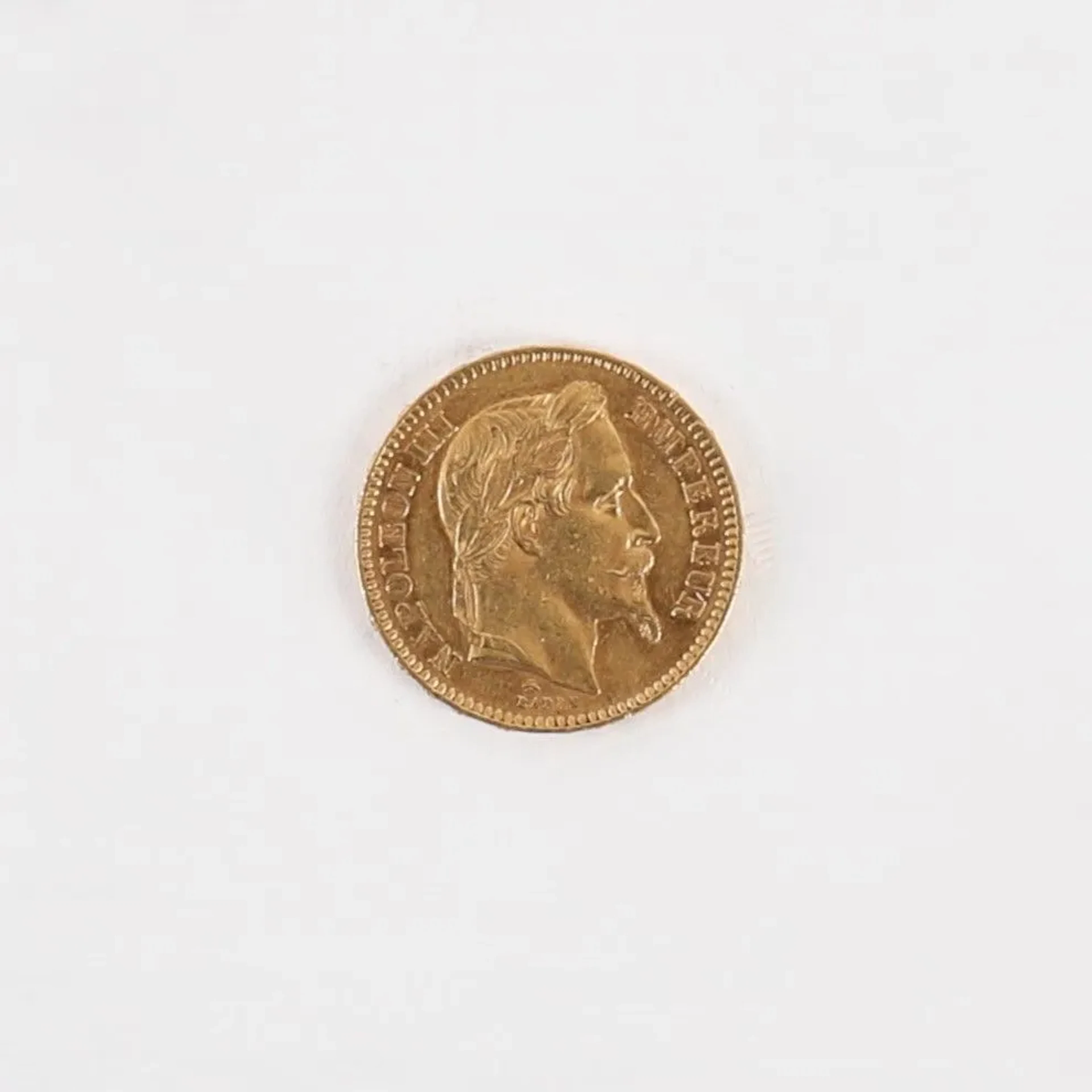 20 FRANCS NAPOLEON III GOLD COIN, 1864 - Lot 75