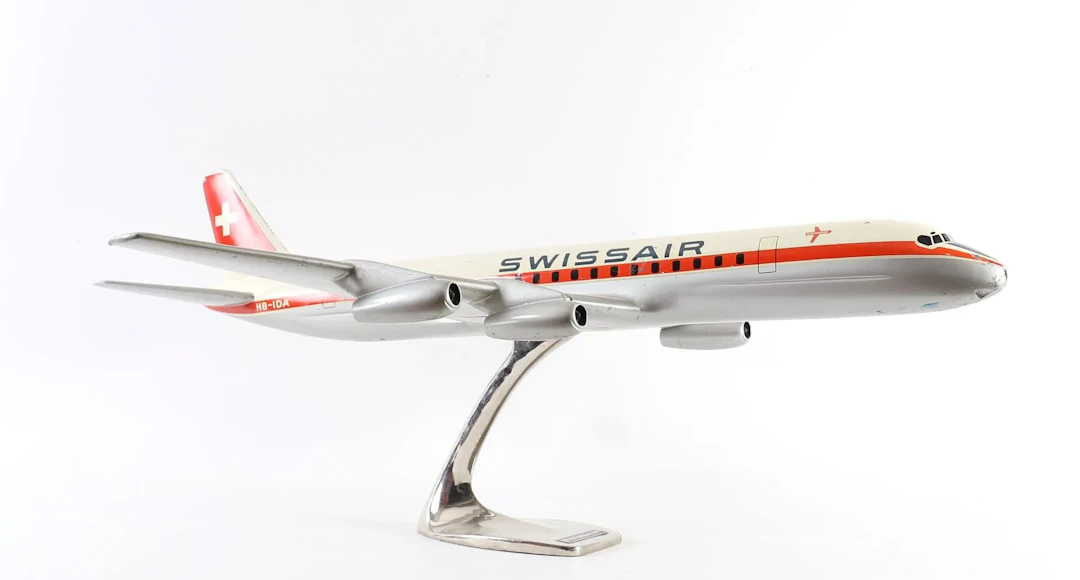 DC-8 SWISSAIR HB-IDA AIRCRAFT - Lot 157