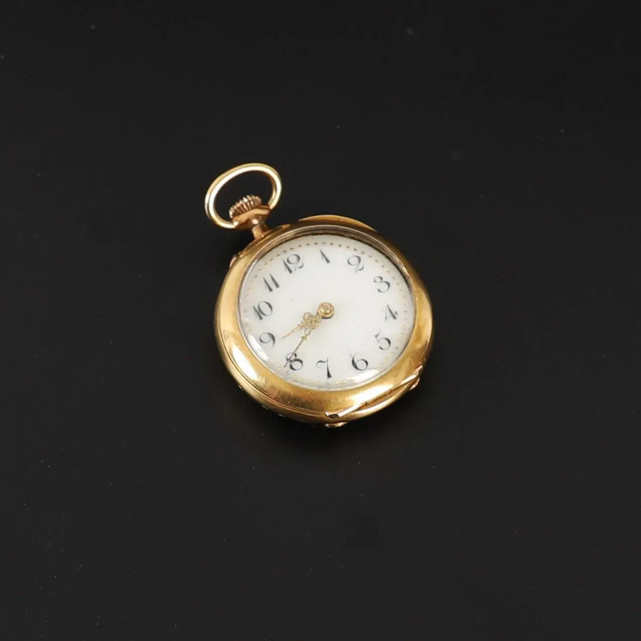 LECOULTRE ET CIE GOLD POCKET WATCH - Lot 7