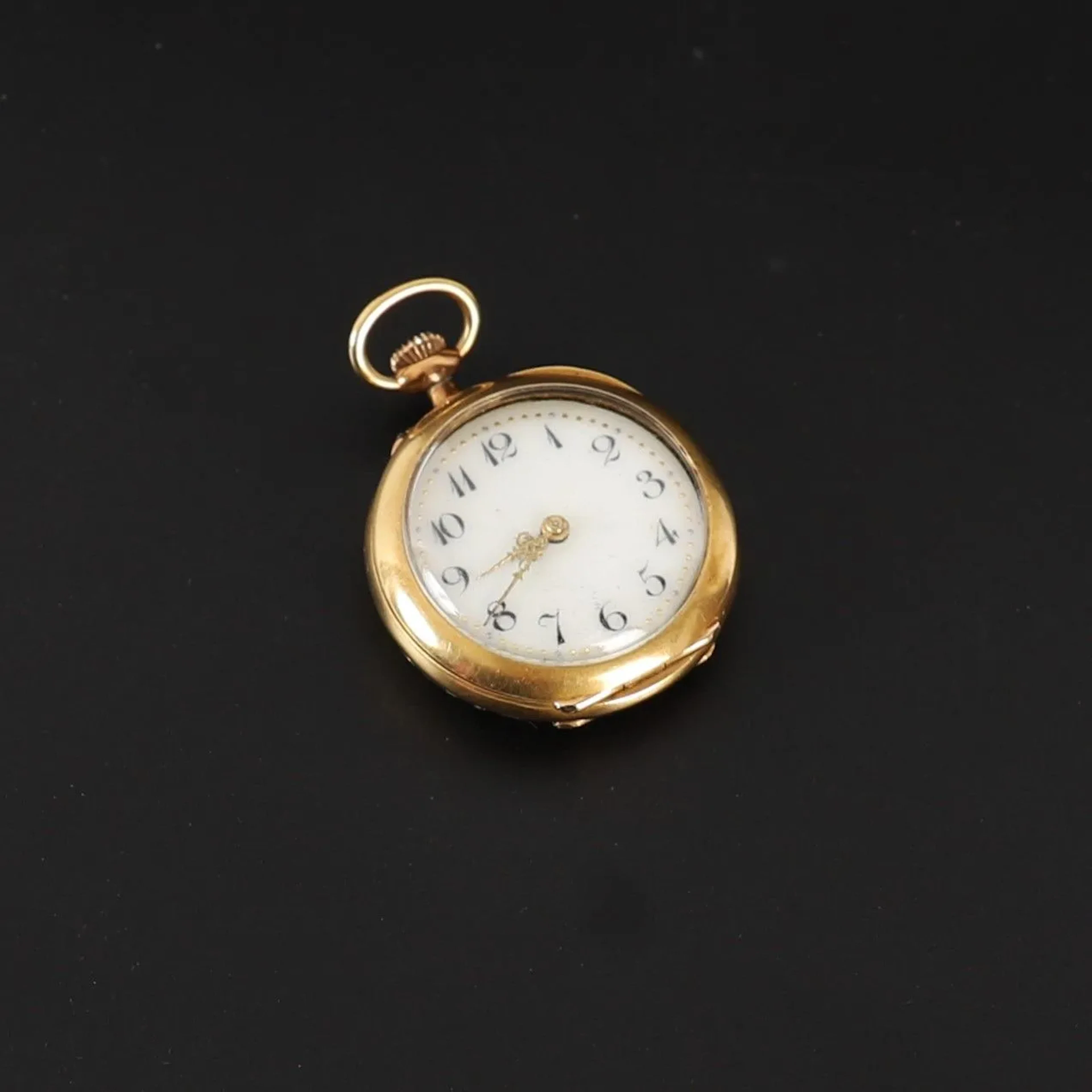 LECOULTRE ET CIE GOLD POCKET WATCH - Lot 7