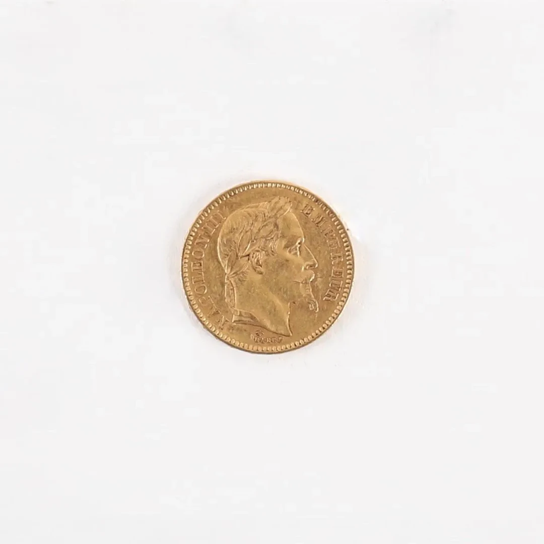 20 FRANCS NAPOLEON III GOLD COIN, 1866 - Lot 77