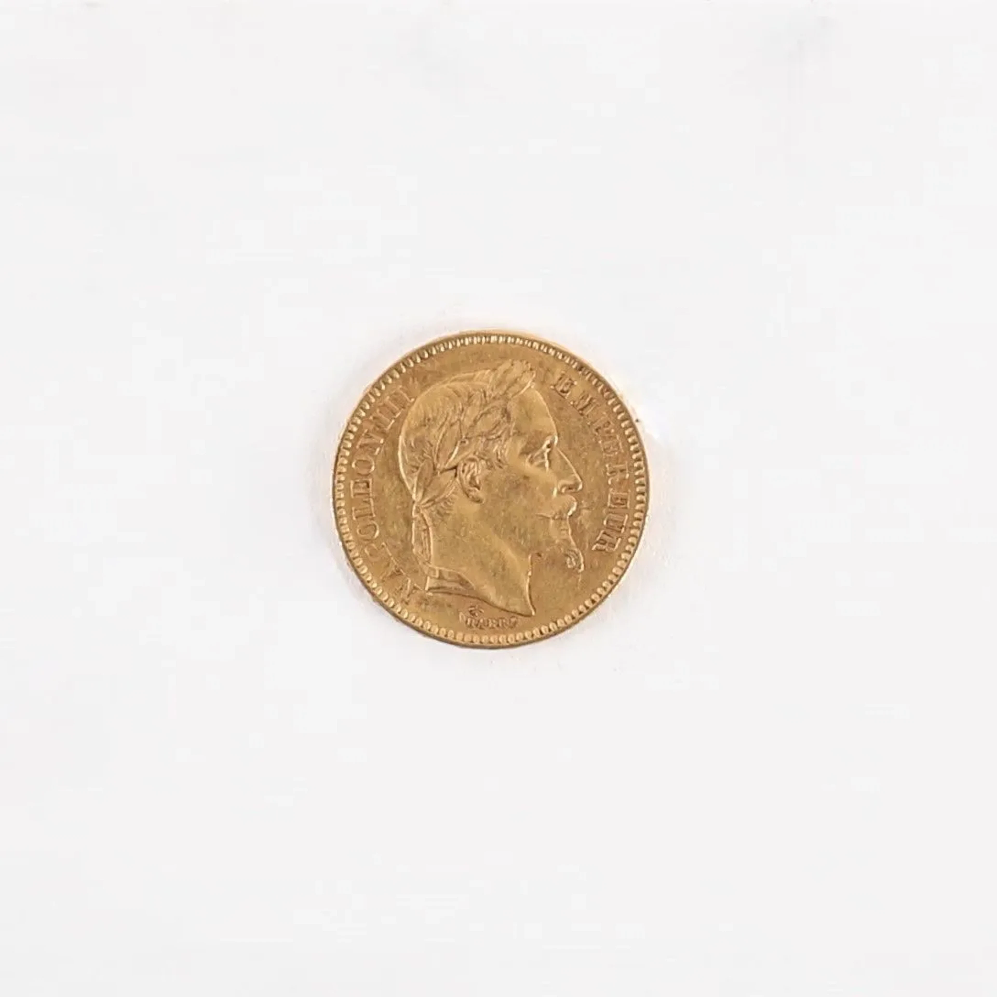 20 FRANCS NAPOLEON III GOLD COIN, 1866 - Lot 77