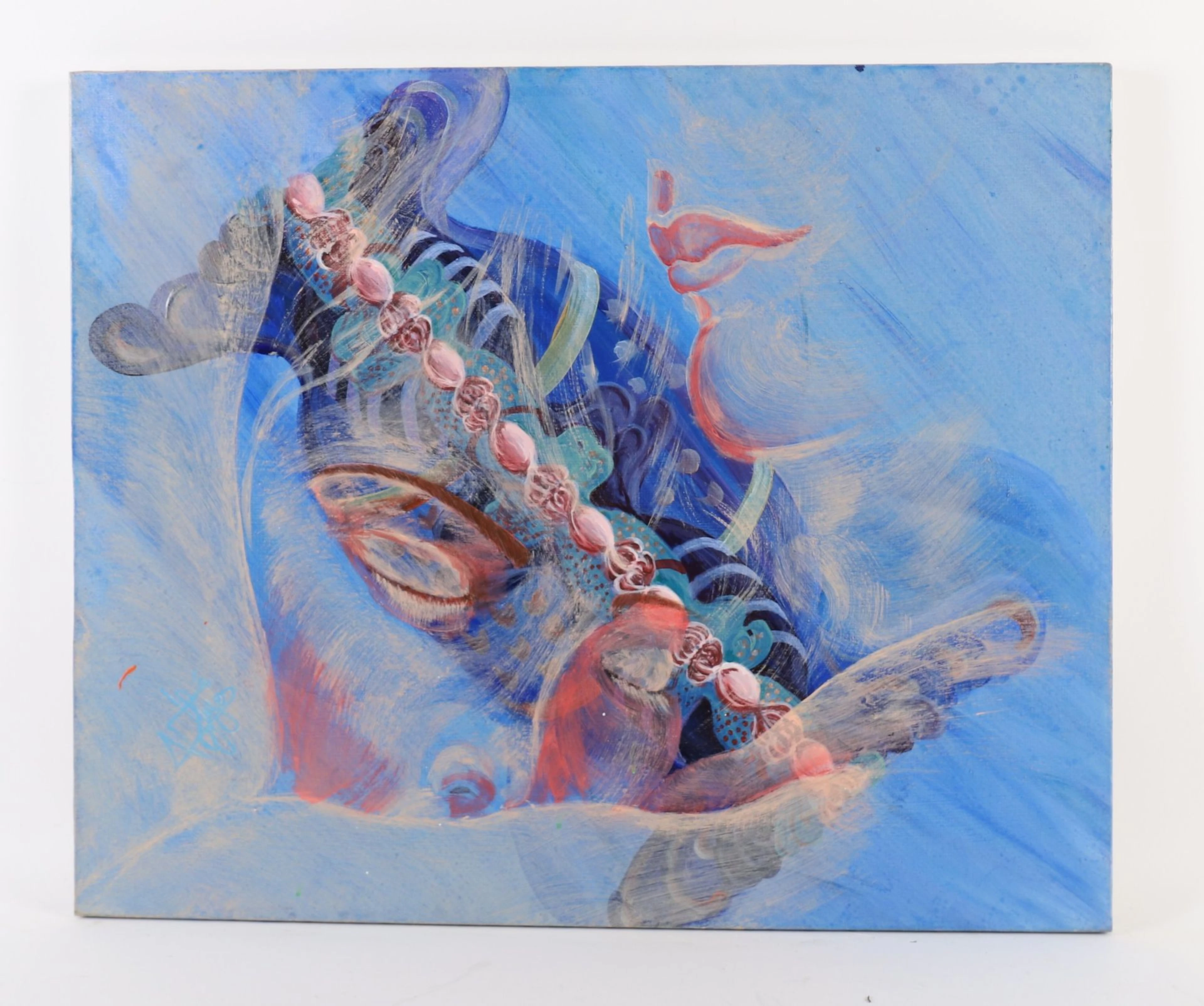 PAINTING "DOUCEURS" by Hugues MINDER, known as HUGO (1950) - Lot 295