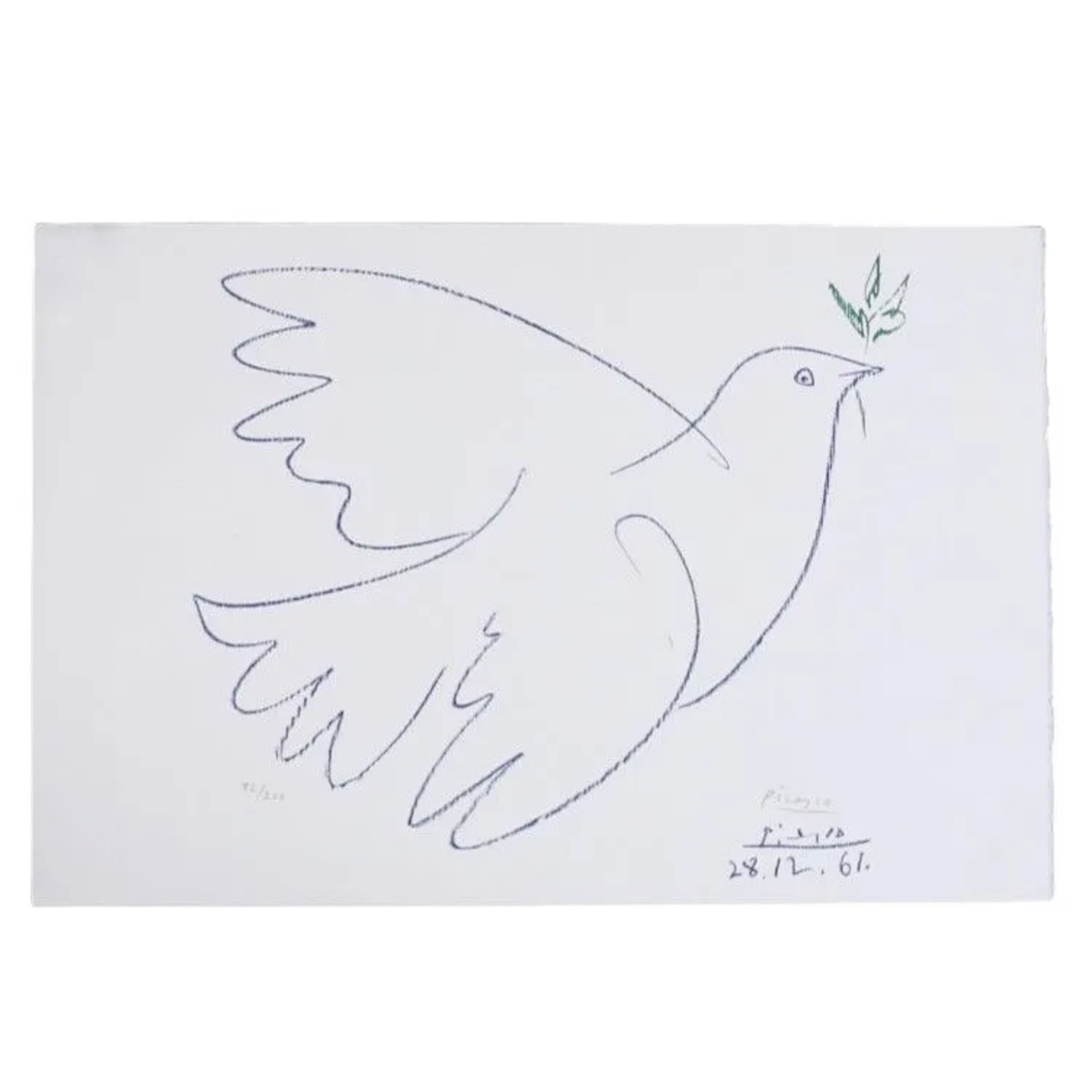 WORK "BLUE DOVE" after Pablo PICASSO (1881–1973) - Lot 155