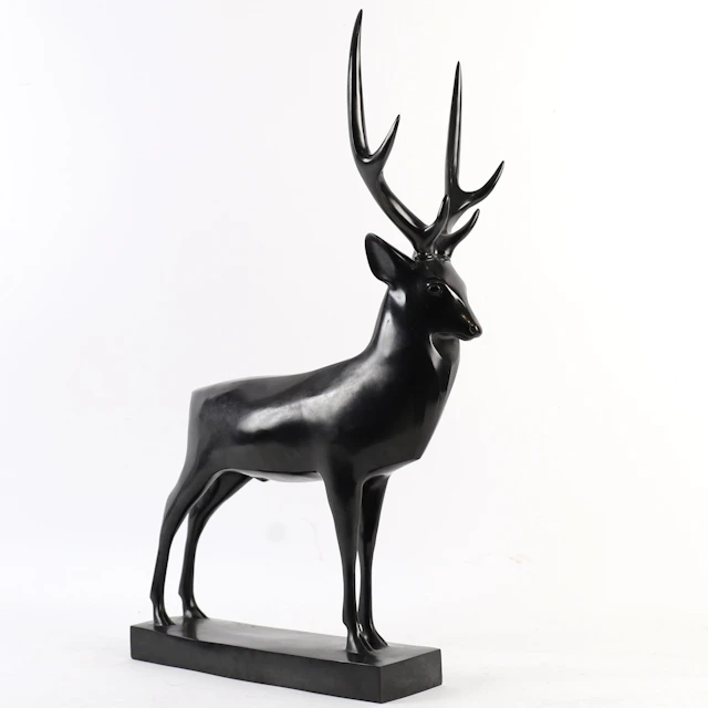 ANIMAL BRONZE "DEER" by François POMPON (1855–1933) - Lot 230
