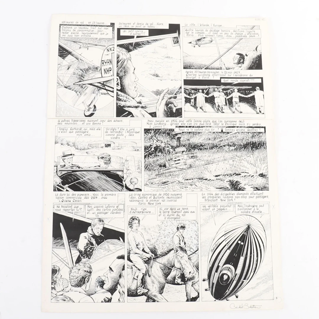 Comic strip by Michel SCHETTER (1948-2025) - Lot 142