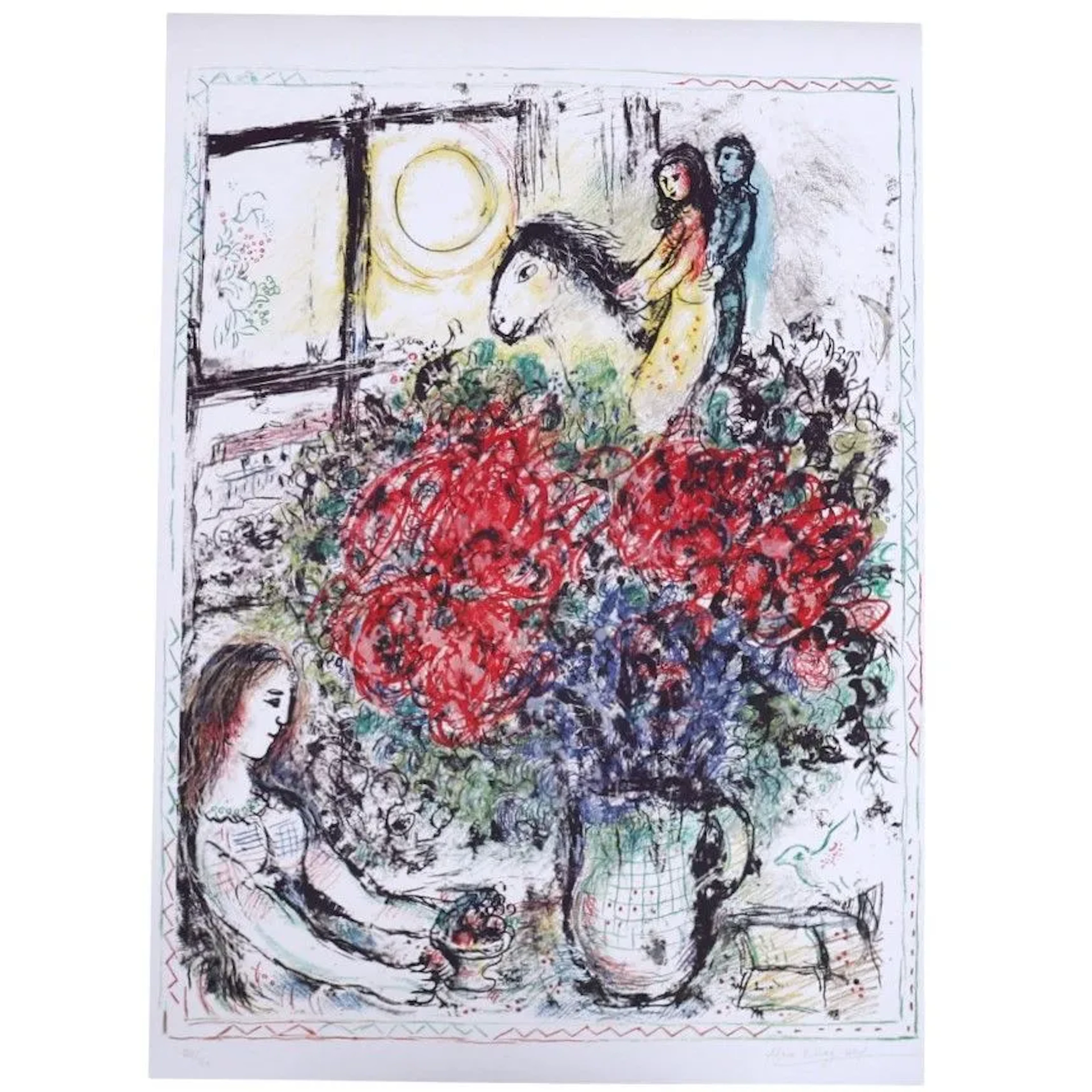 WORK "THE RIDE" after Marc CHAGALL (1887–1985) - Lot 145