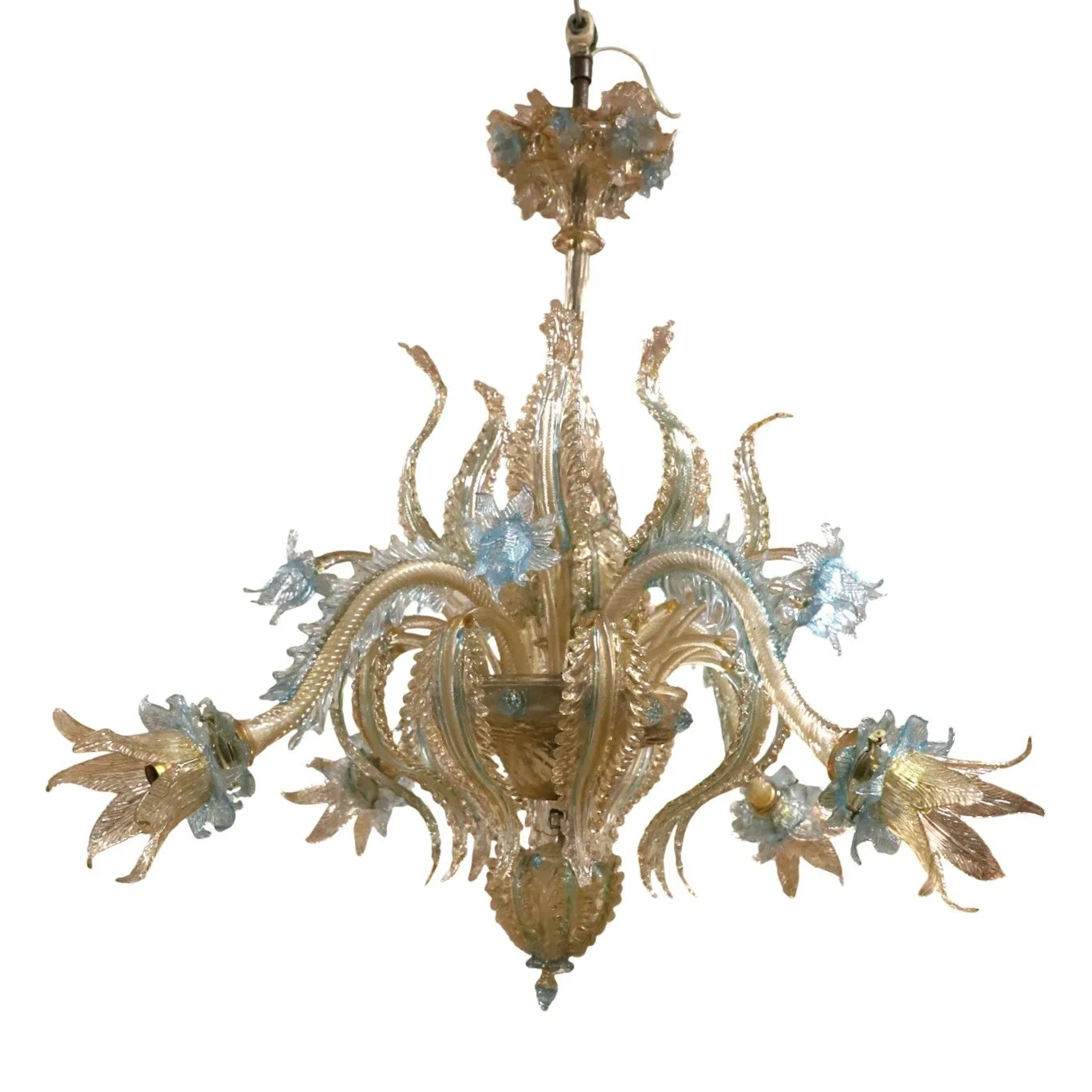 IMPORTANT VENETIAN CHANDELIER IN THE MURANO STYLE, 20TH CENT - Lot 183