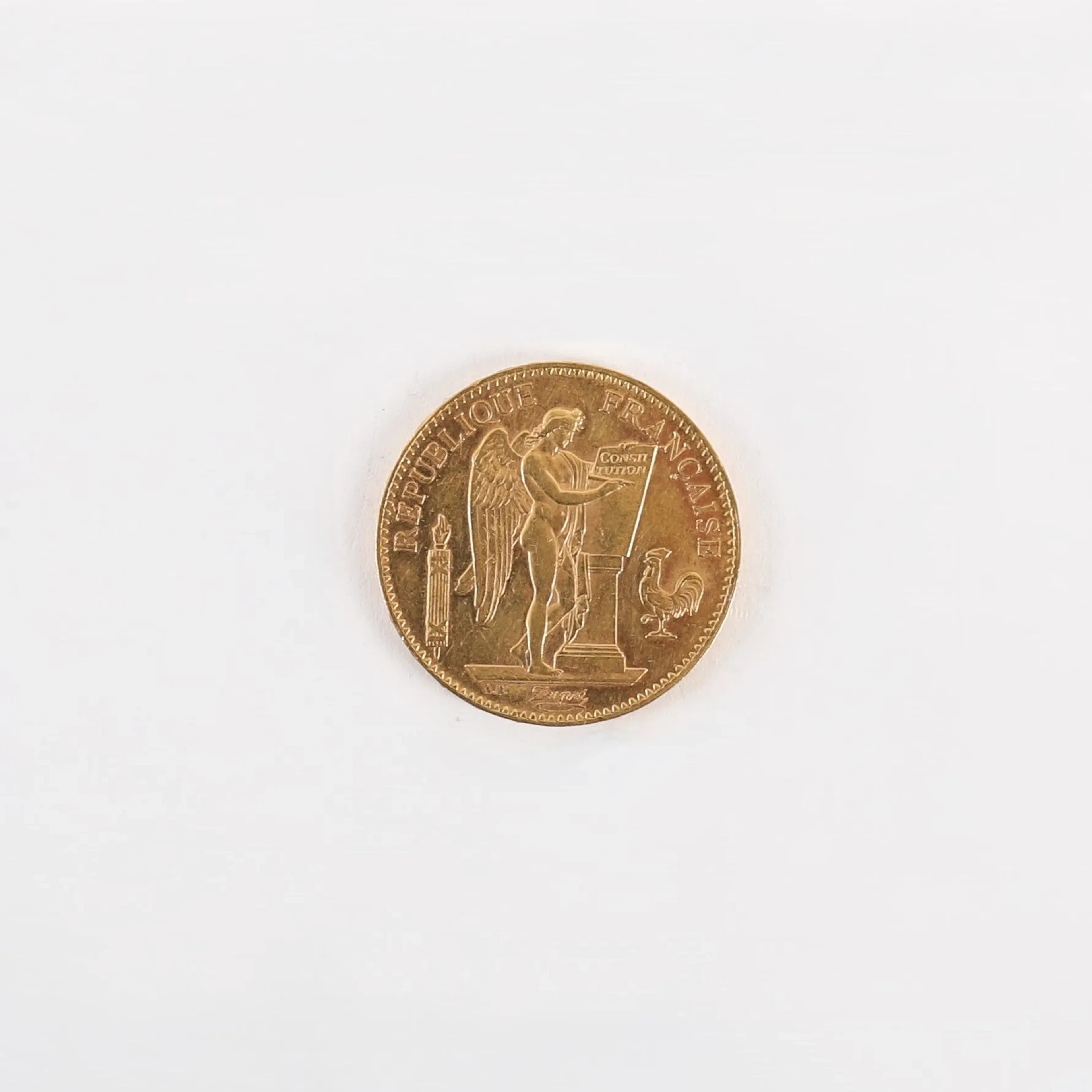 100 FRANCS GENIUS CARVES, GOD PROTECTS FRANCE 1904 - Lot 80