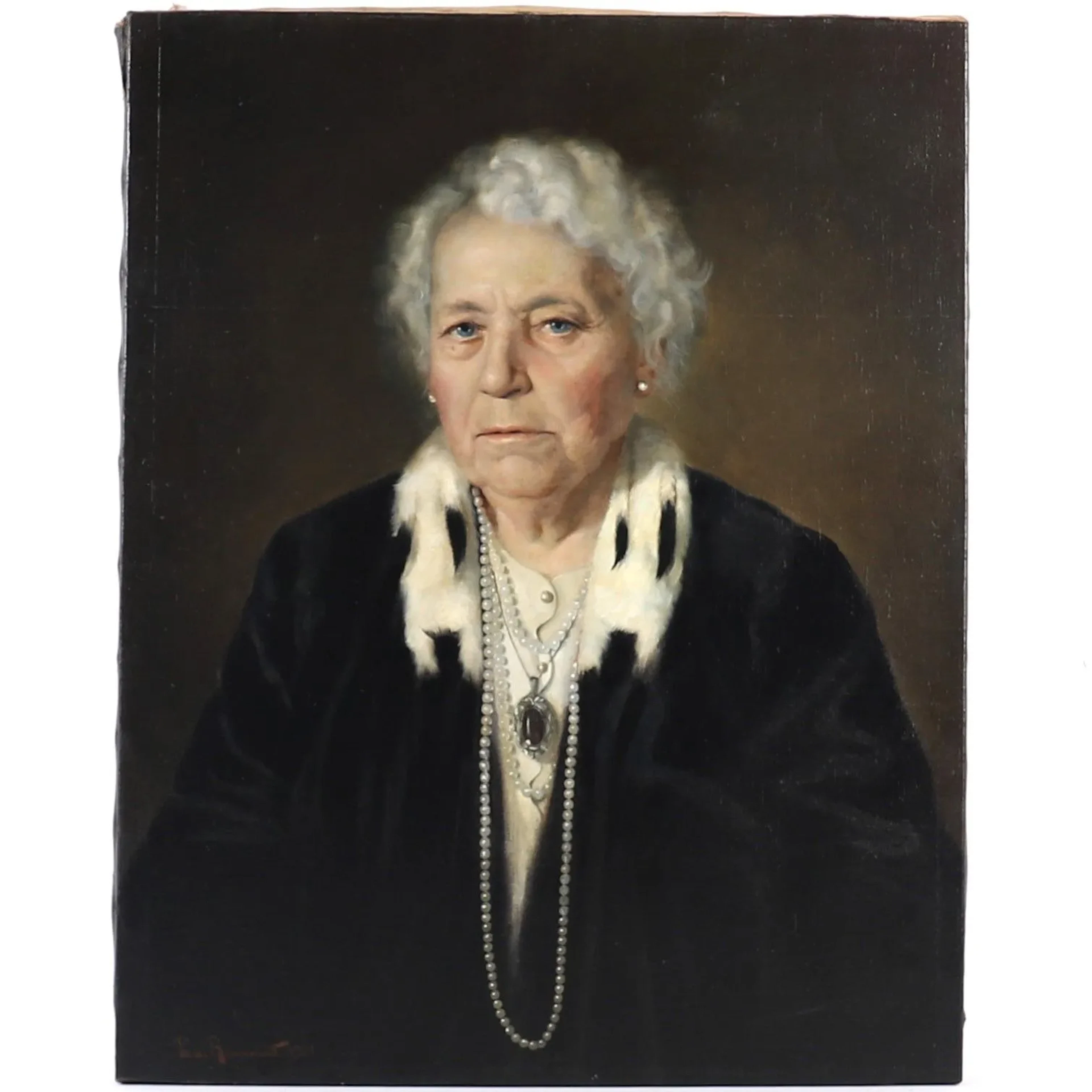 PAINTING "PORTRAIT OF A WOMAN, 1931" by Philippe DE ROUGEMON - Lot 276