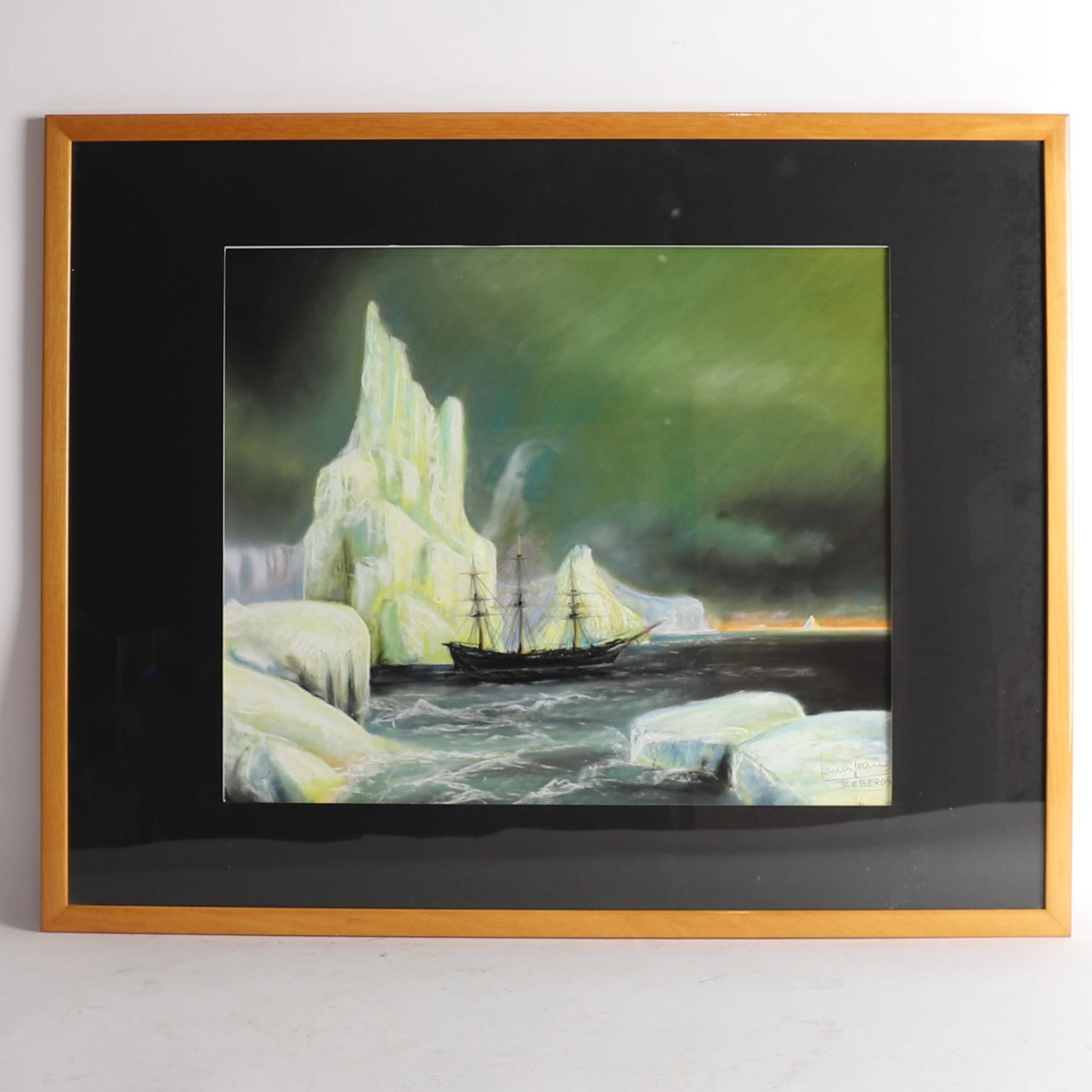 TABLEAU "ICEBERGS" by Jean-Daniel LAMY (1968) - Lot 181