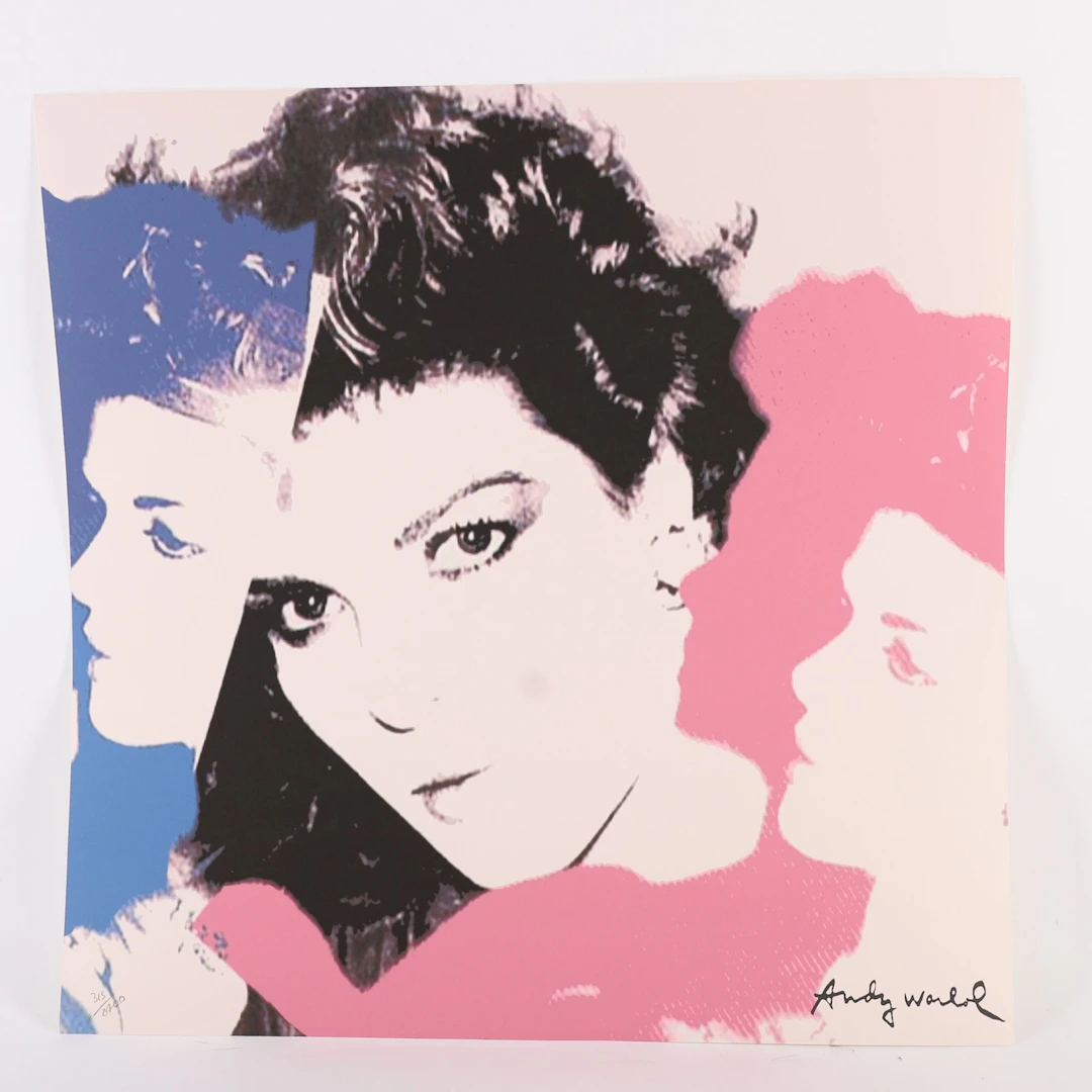 BASED ON A LITHOGRAPH TITLED "PRINCESS CAROLINE OF MONACO" B - Lot 257