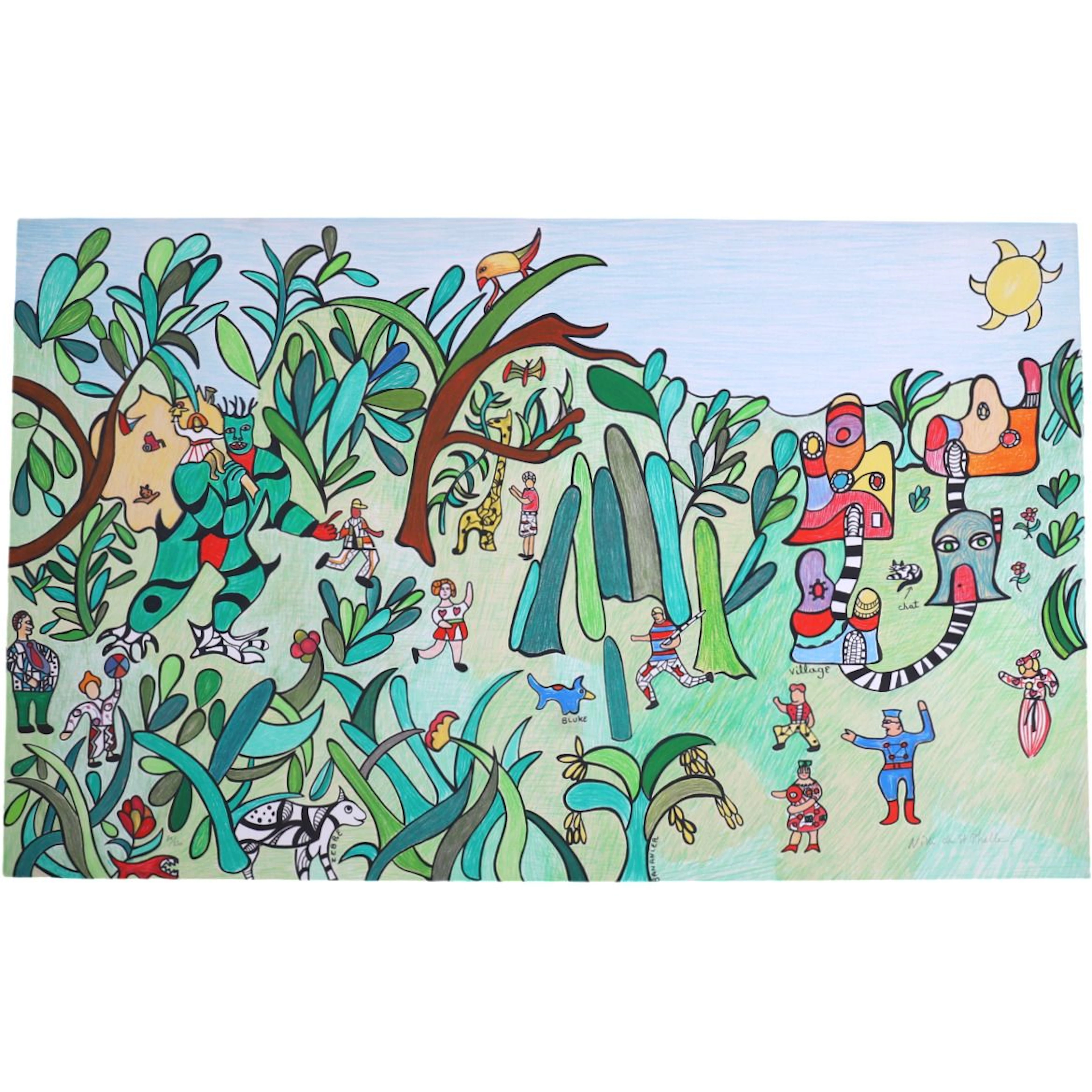 WORK "JUNGLE I" after Niki DE SAINT-PHALLE (1930–2002) - Lot 95