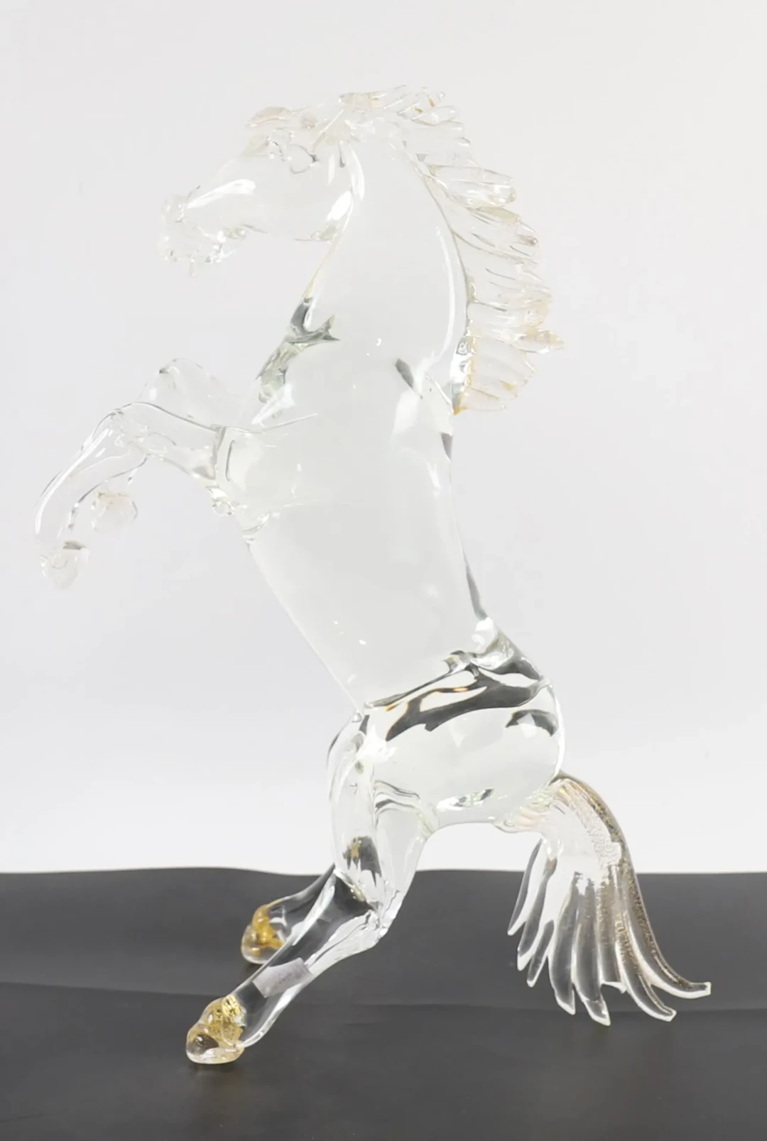 SCULPTURE "REARING HORSE" by Mario BADIOLI (1940), MURANO - Lot 216