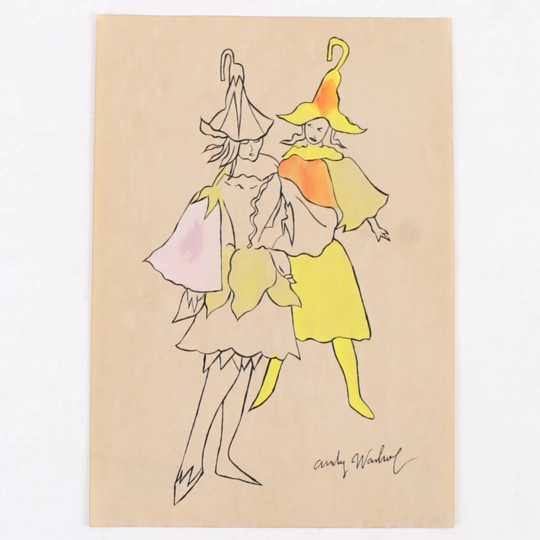 PAINTING "TWO FEMALE COSTUMED" after Andy WARHOL (1928–1987) - Lot 127