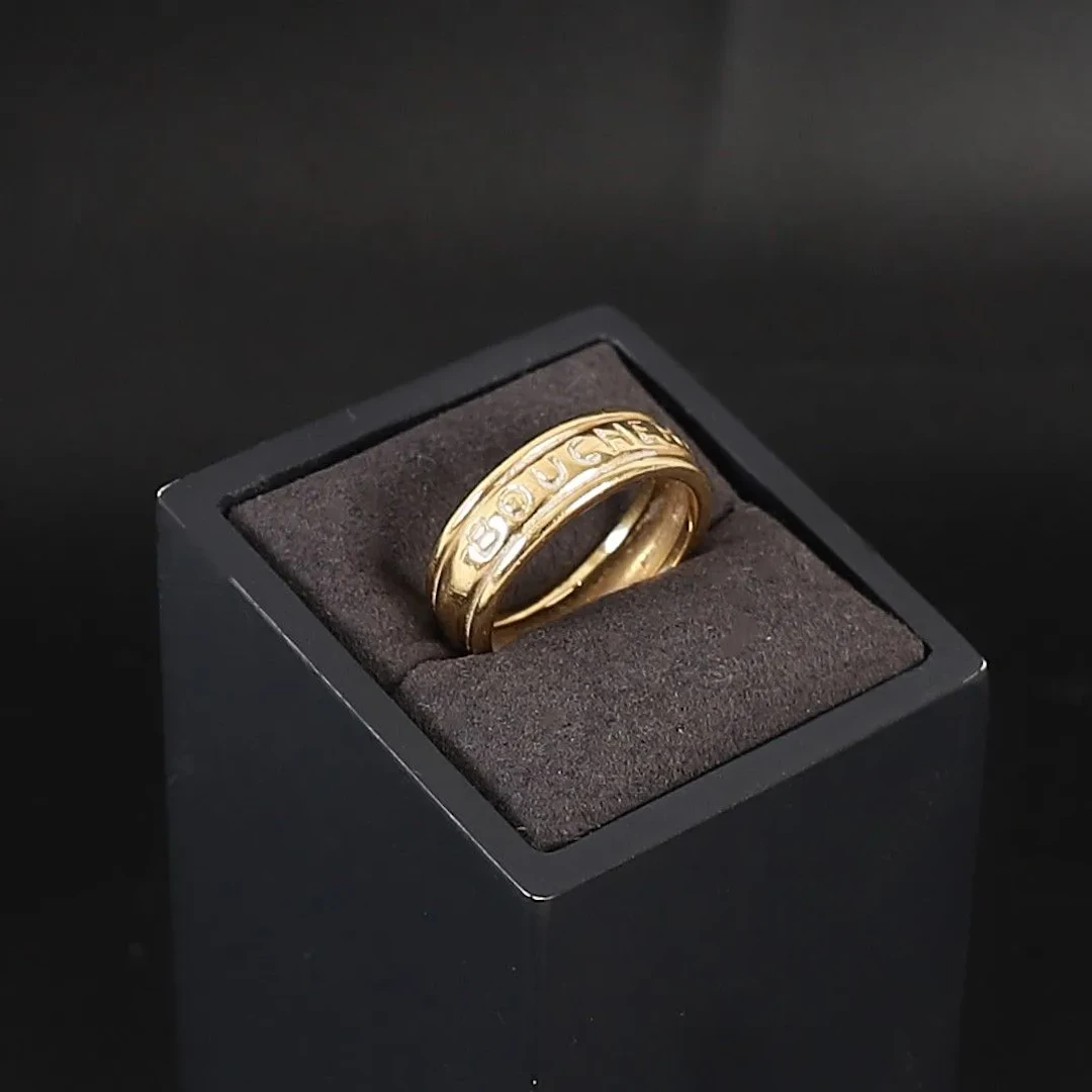 BOUCHERON "GODRONNÉE" GOLD RING - Lot 28