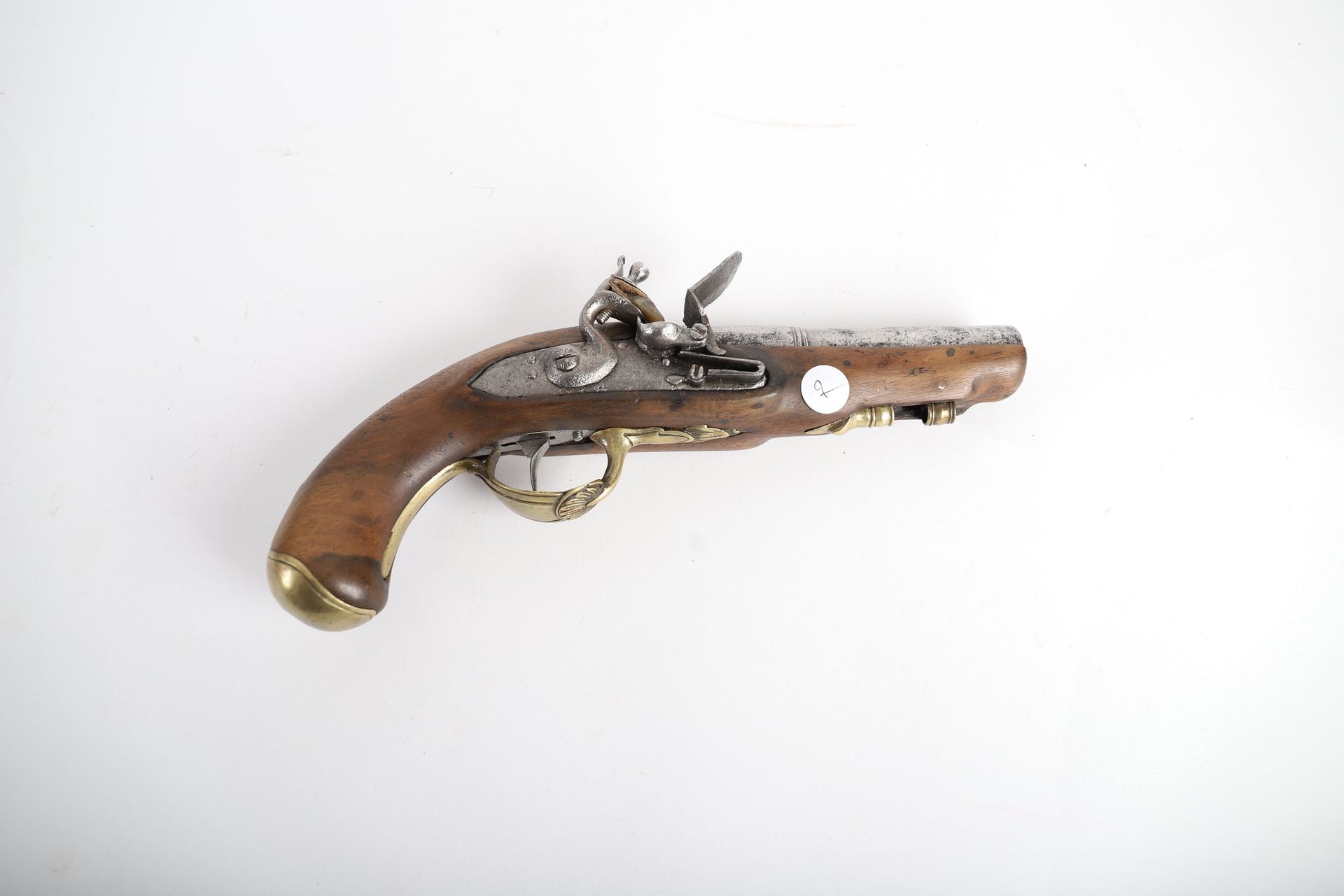 FLINTLOCK CARRIAGE PISTOL. - Lot 41