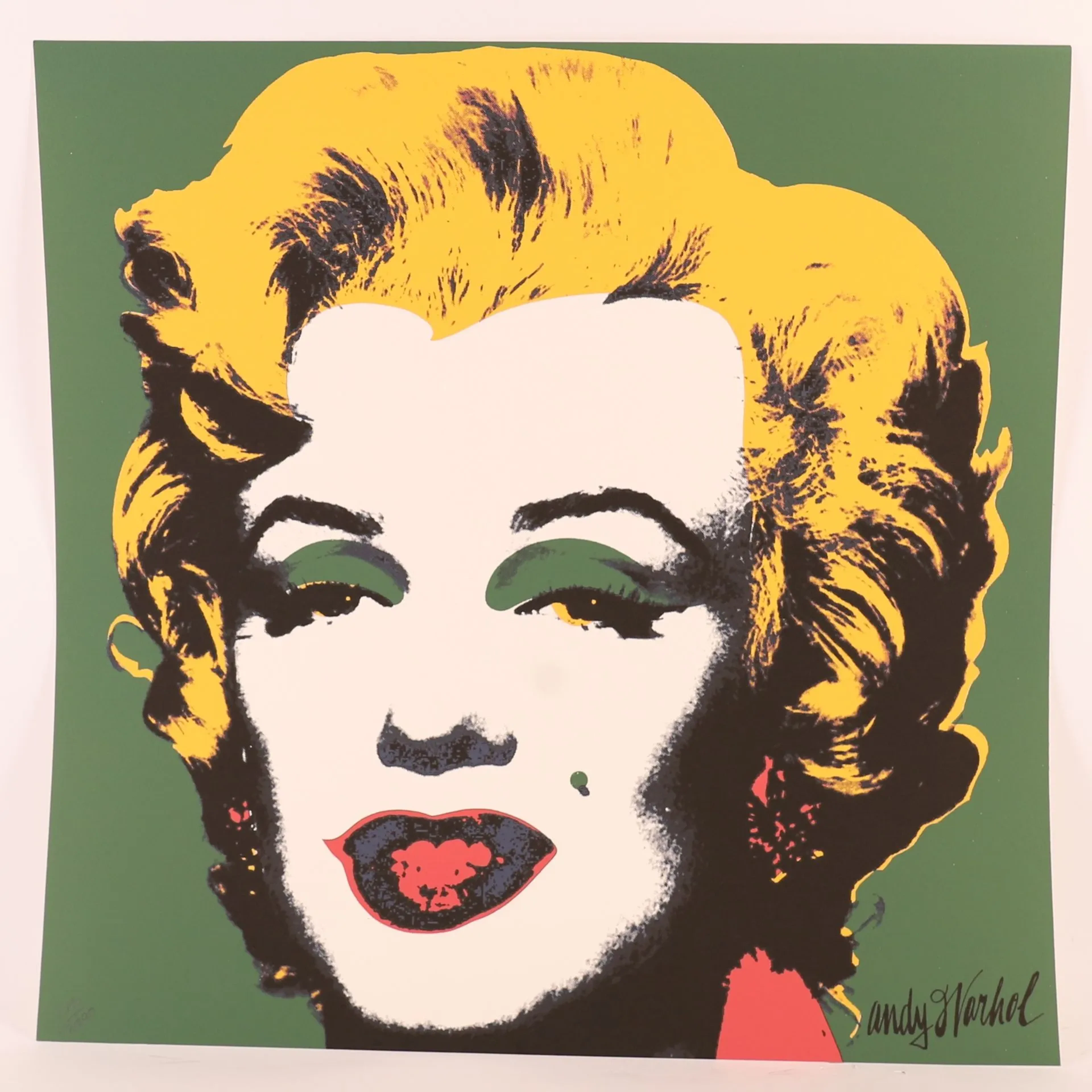 BASED ON A "MARILYN MONROE" LITHOGRAPH BY Andy WARHOL (1928– - Lot 333