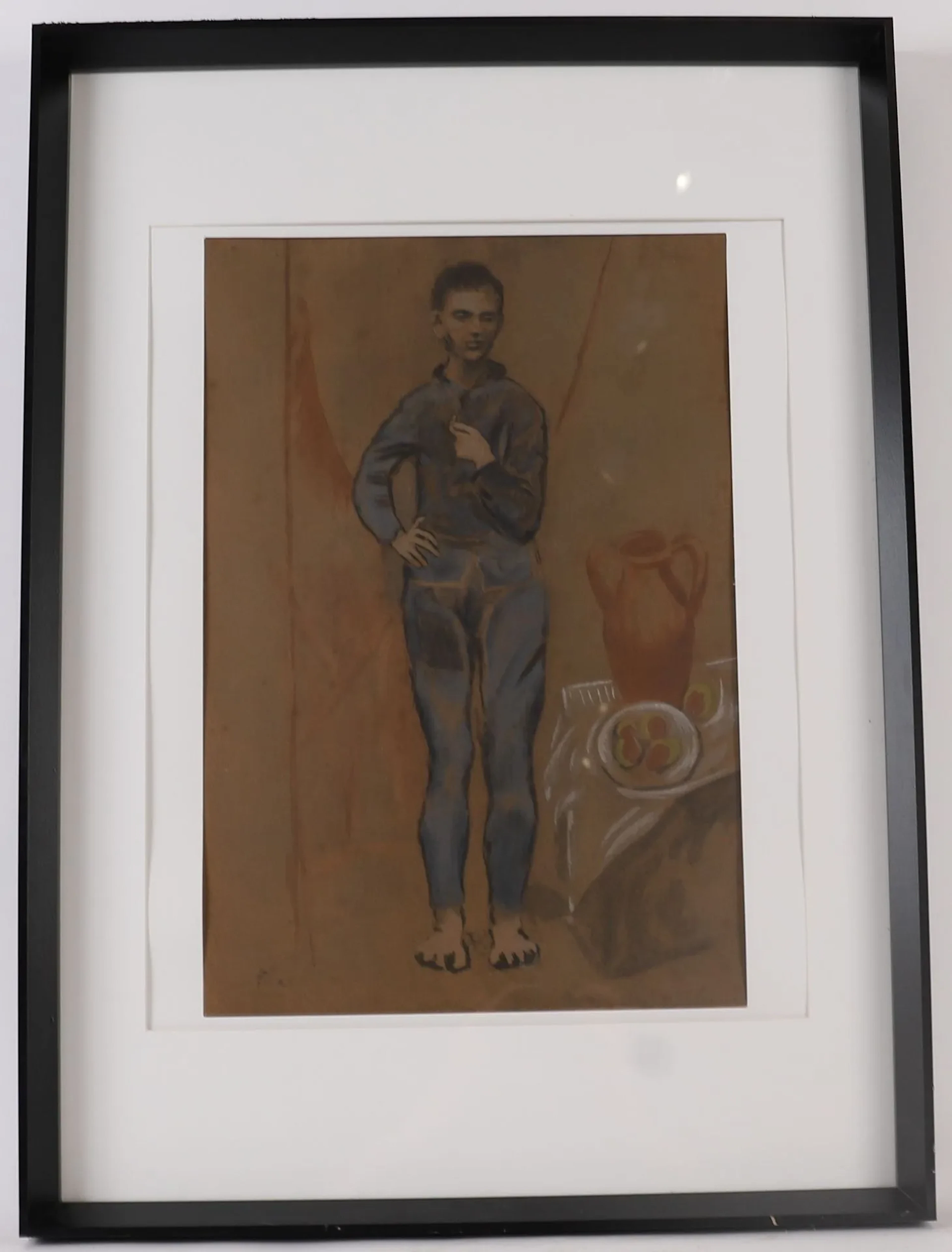 PAINTING "YOUNG MAN" after PICASSO, 20th century - Lot 261