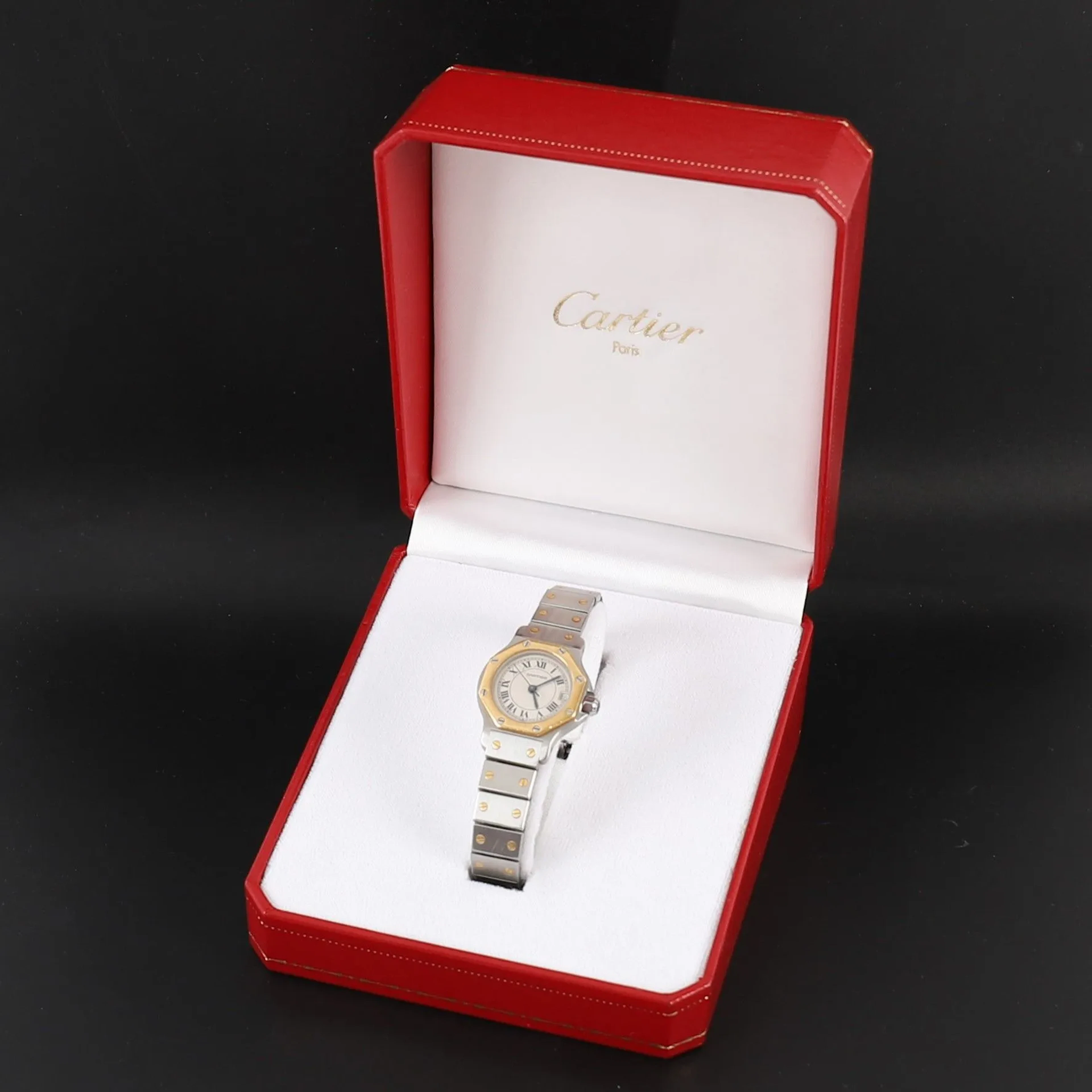 CARTIER "SANTOS OCTOGONALE" LADIES' WATCH. - Lot 2
