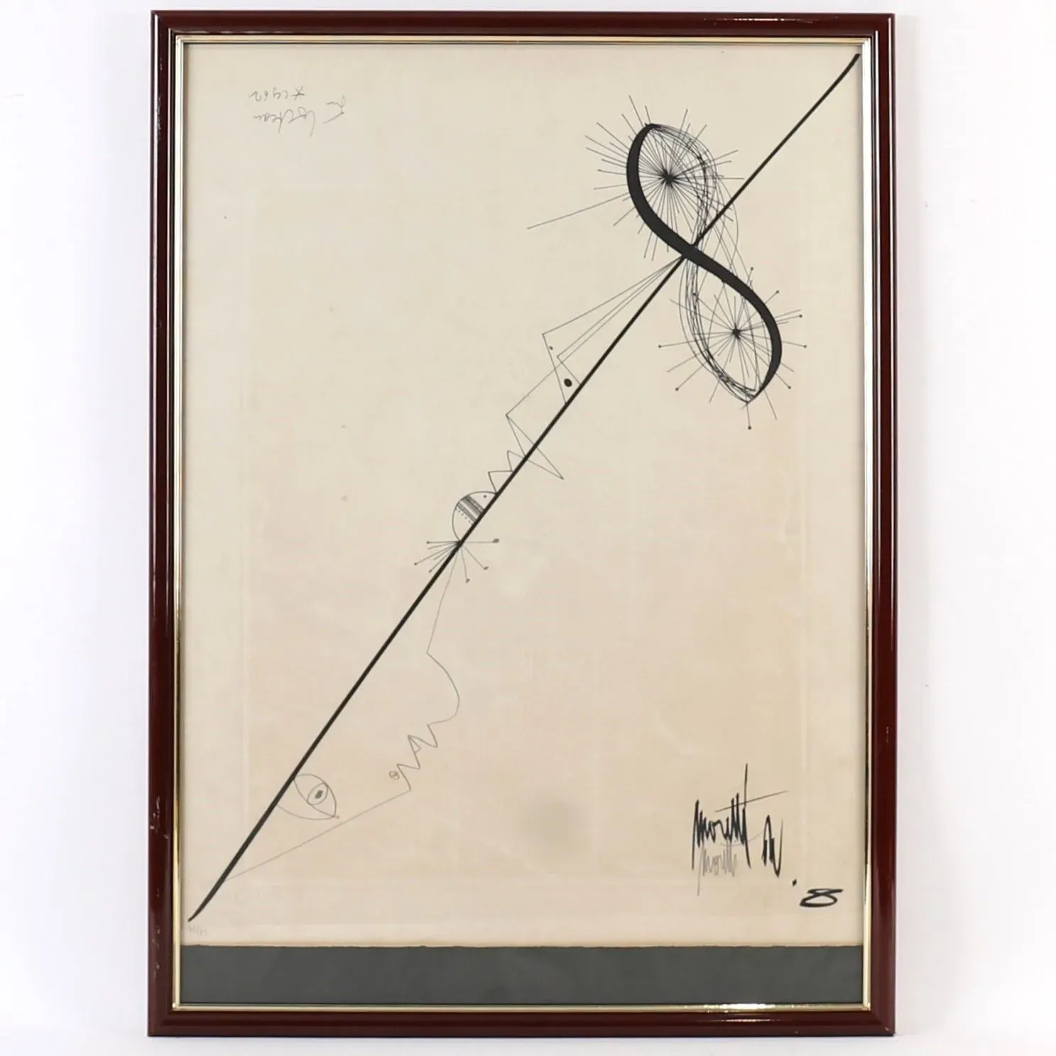PAINTING "THE AGE OF AQUARIUS: THE ELLIPSE" by Jean COCTEAU - Lot 134
