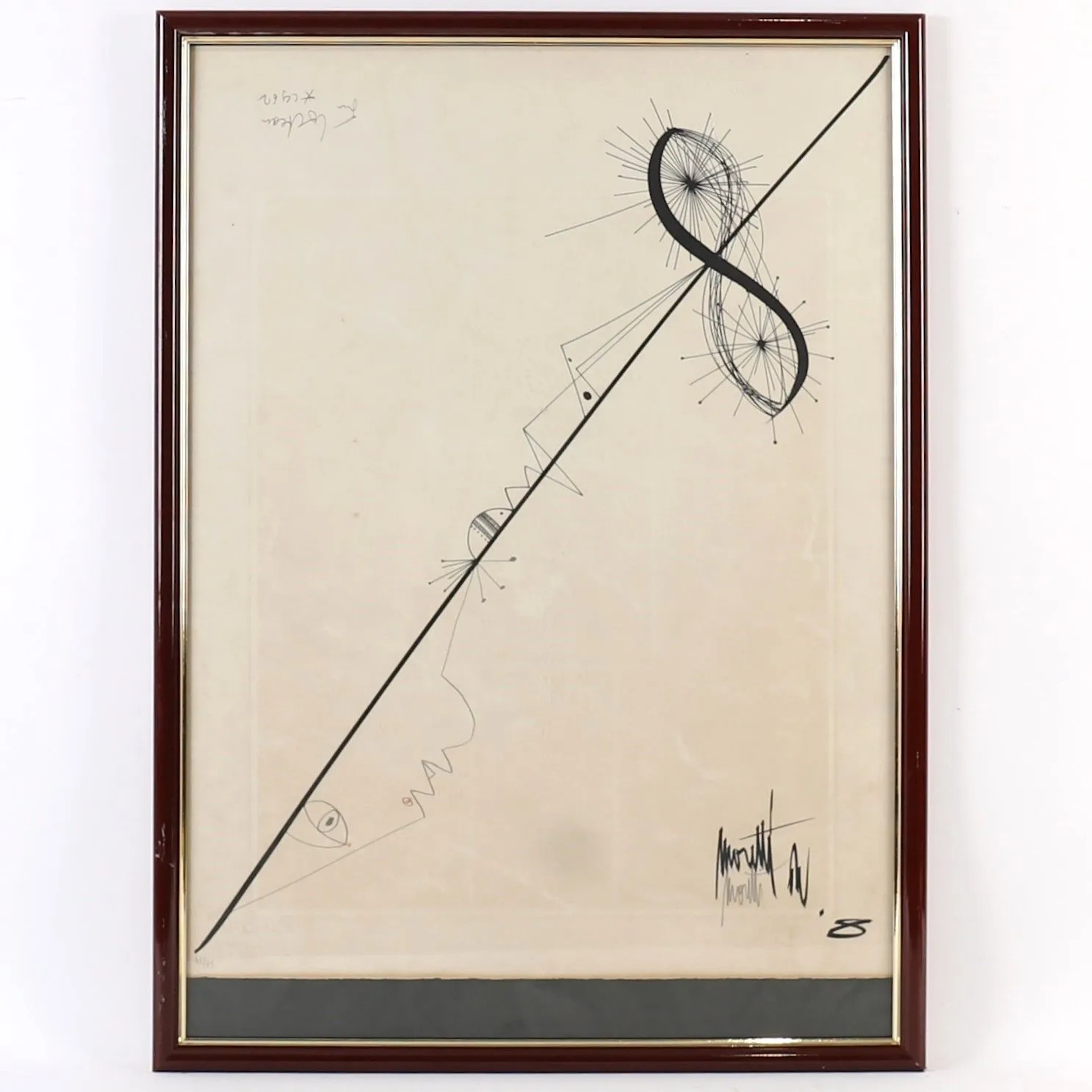 PAINTING "THE AGE OF AQUARIUS: THE ELLIPSE" by Jean COCTEAU - Lot 134