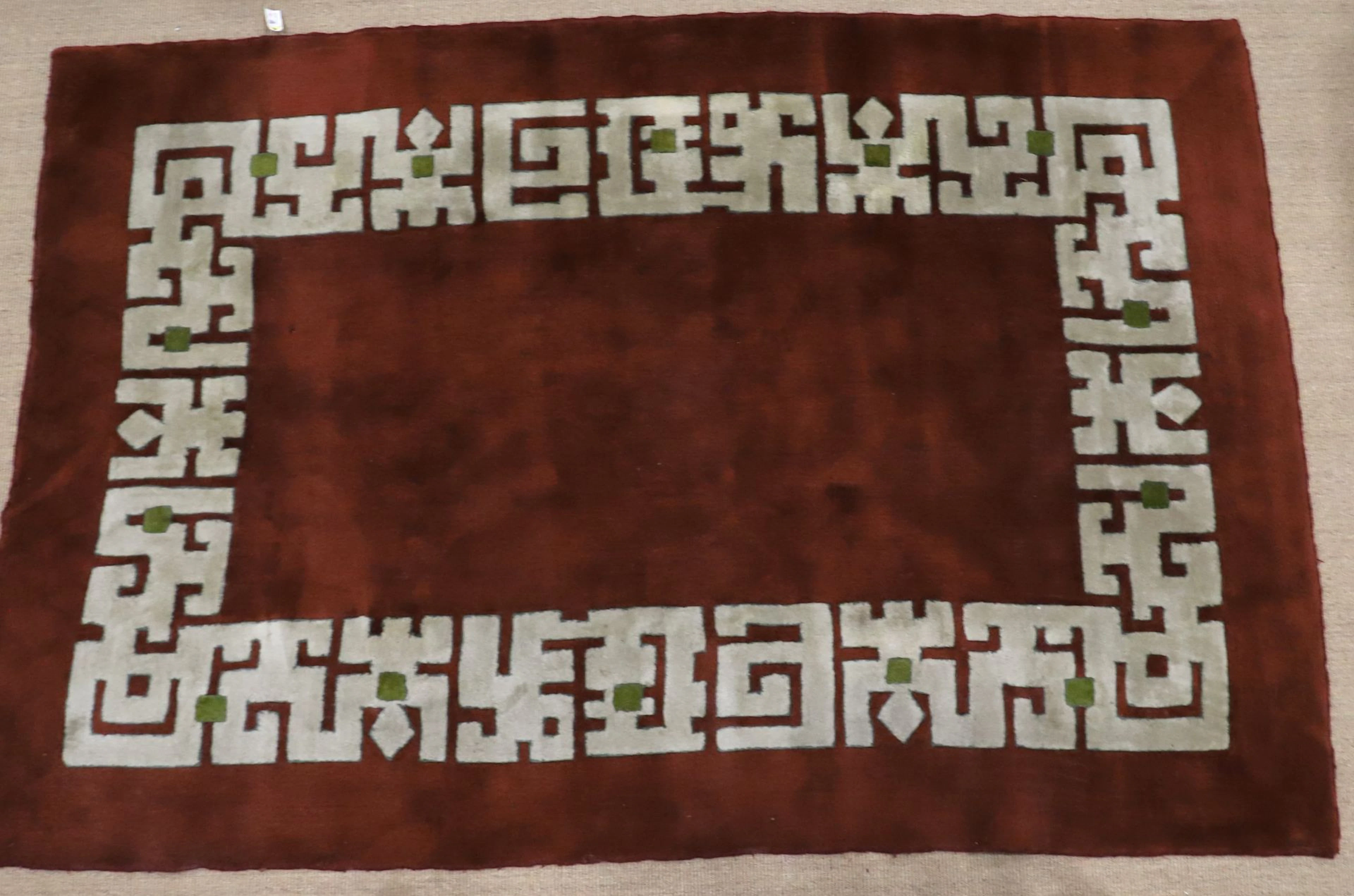 MODERN "AZTEC" RUG by Maison LELEU, 20th century - Lot 309