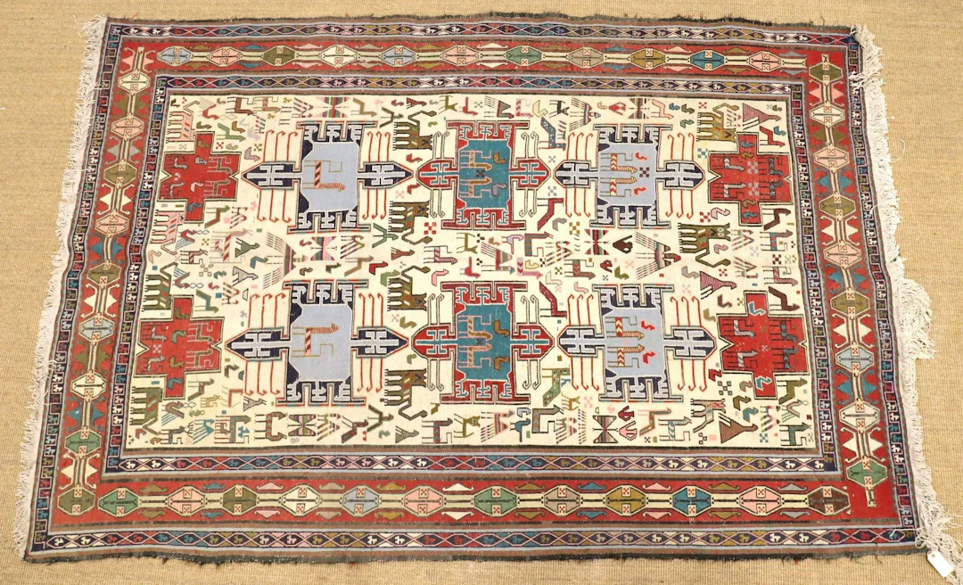 SOUMAK RUG, 20th CENTURY - Lot 267