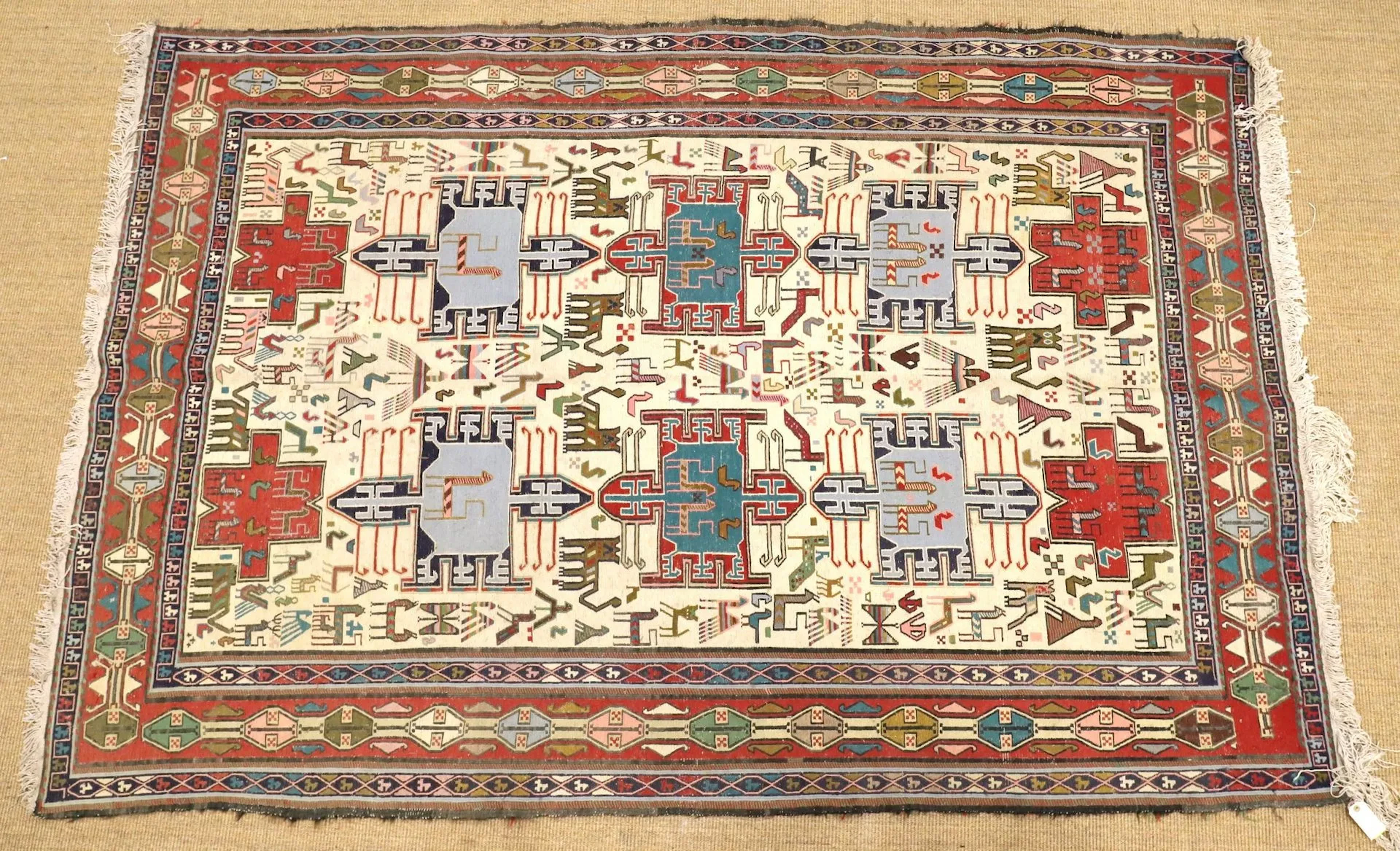 SOUMAK RUG, 20th CENTURY - Lot 267
